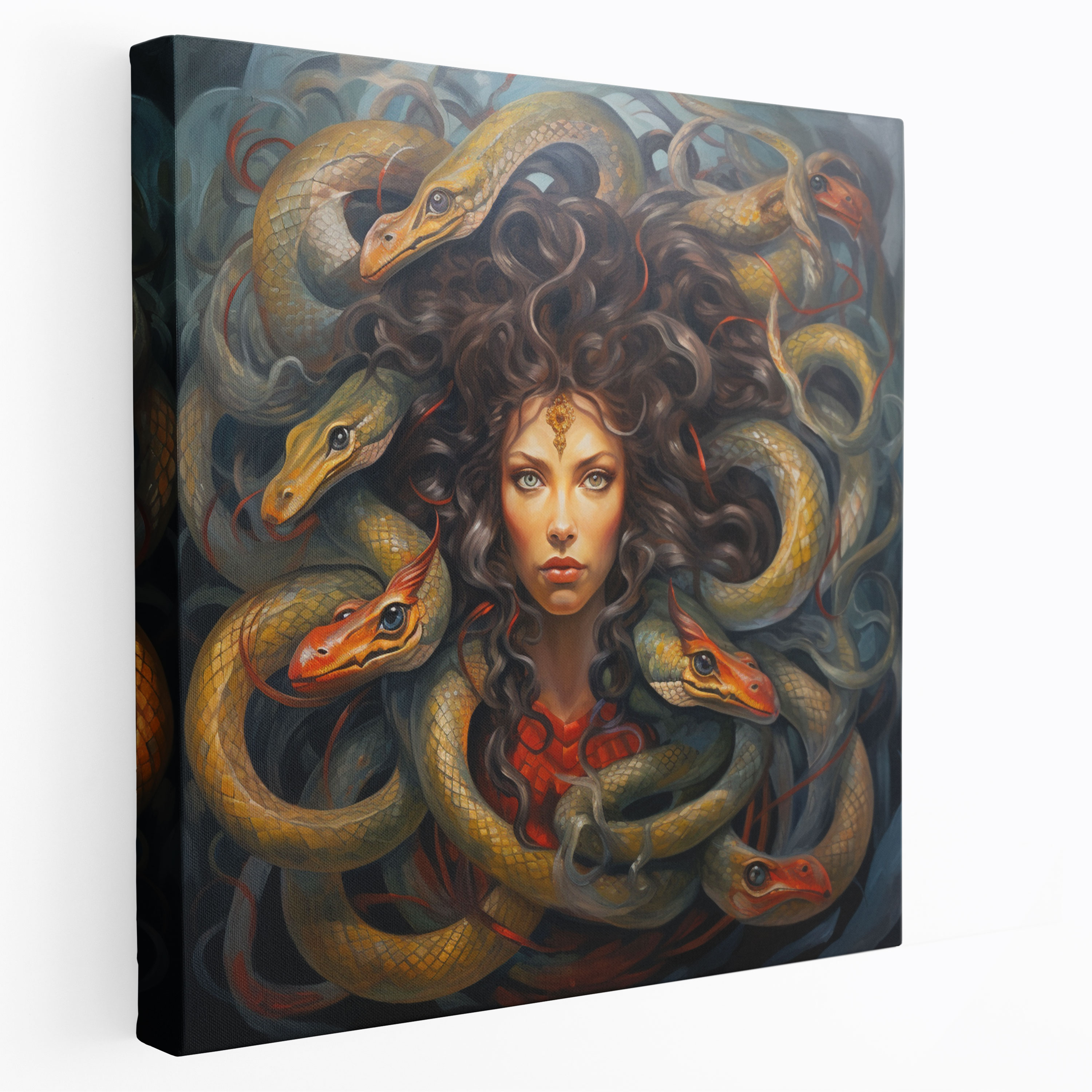 Medusa Oil Painting Wall Art - Medusa, Beauty, Canvas, Wall Decoration