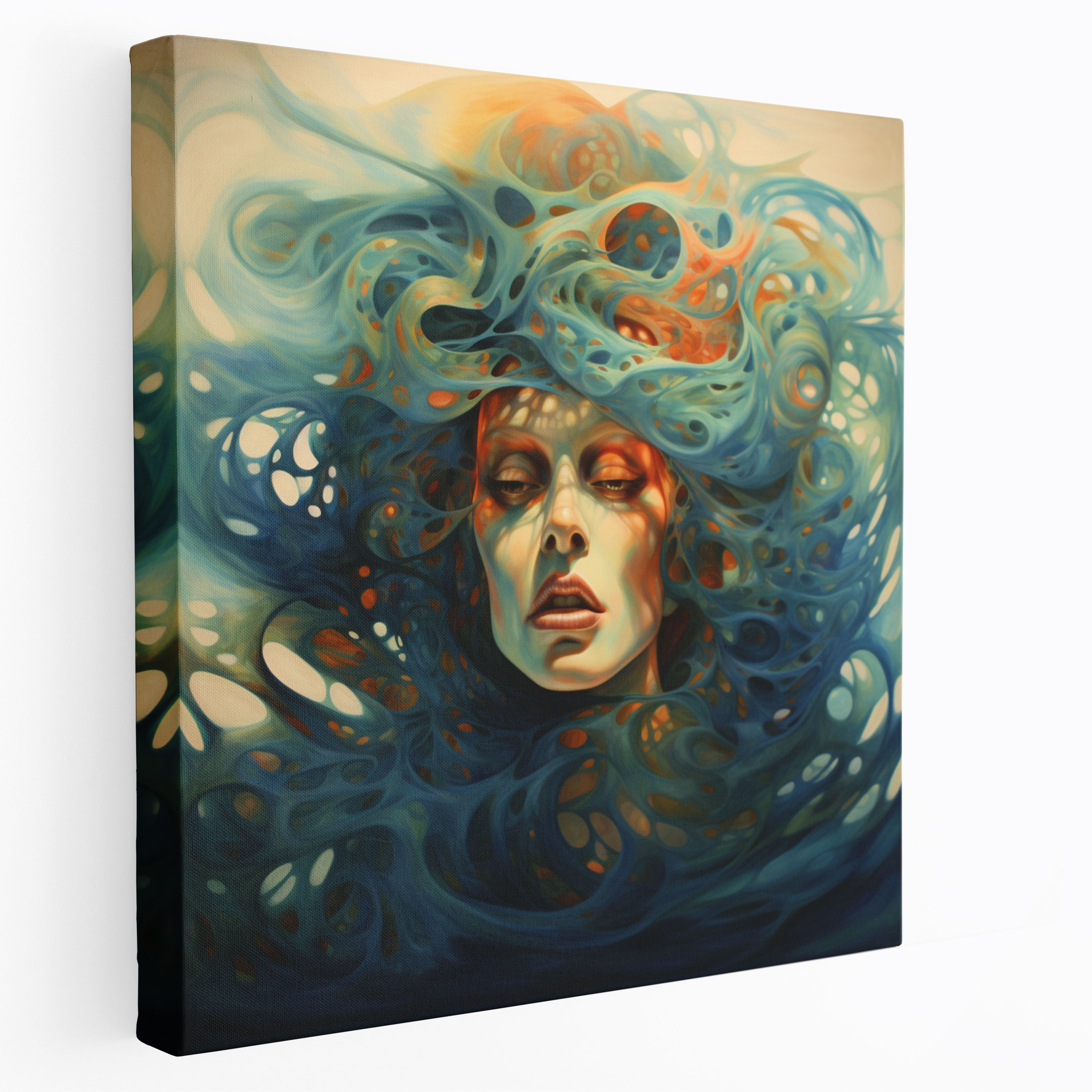 Medusa Gaze Canvas Print - Medusa, Abstract, Medusa, Canvas Print