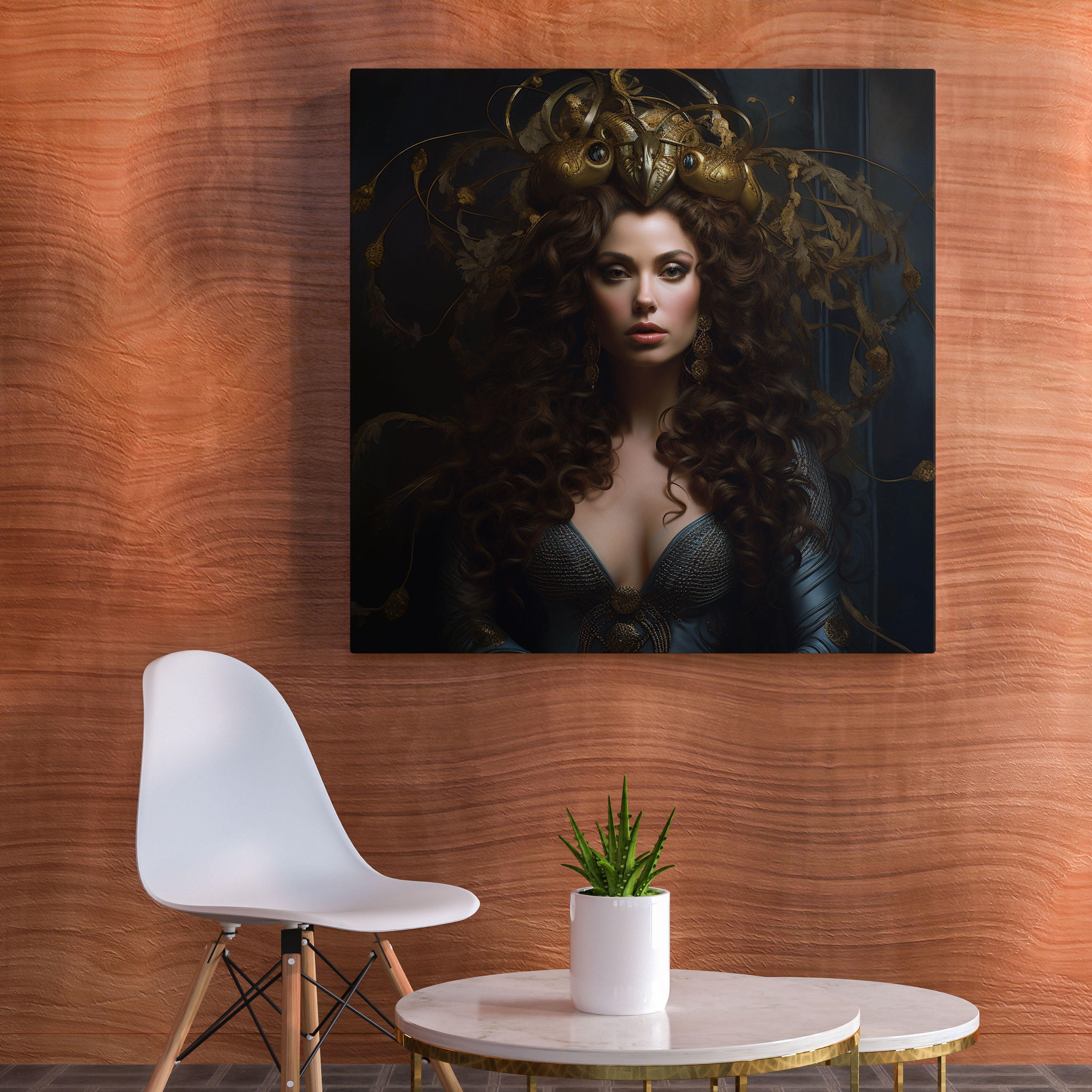 Medusa Wall Art - Medusa, Elegance, Regal Presence, Wall Decoration