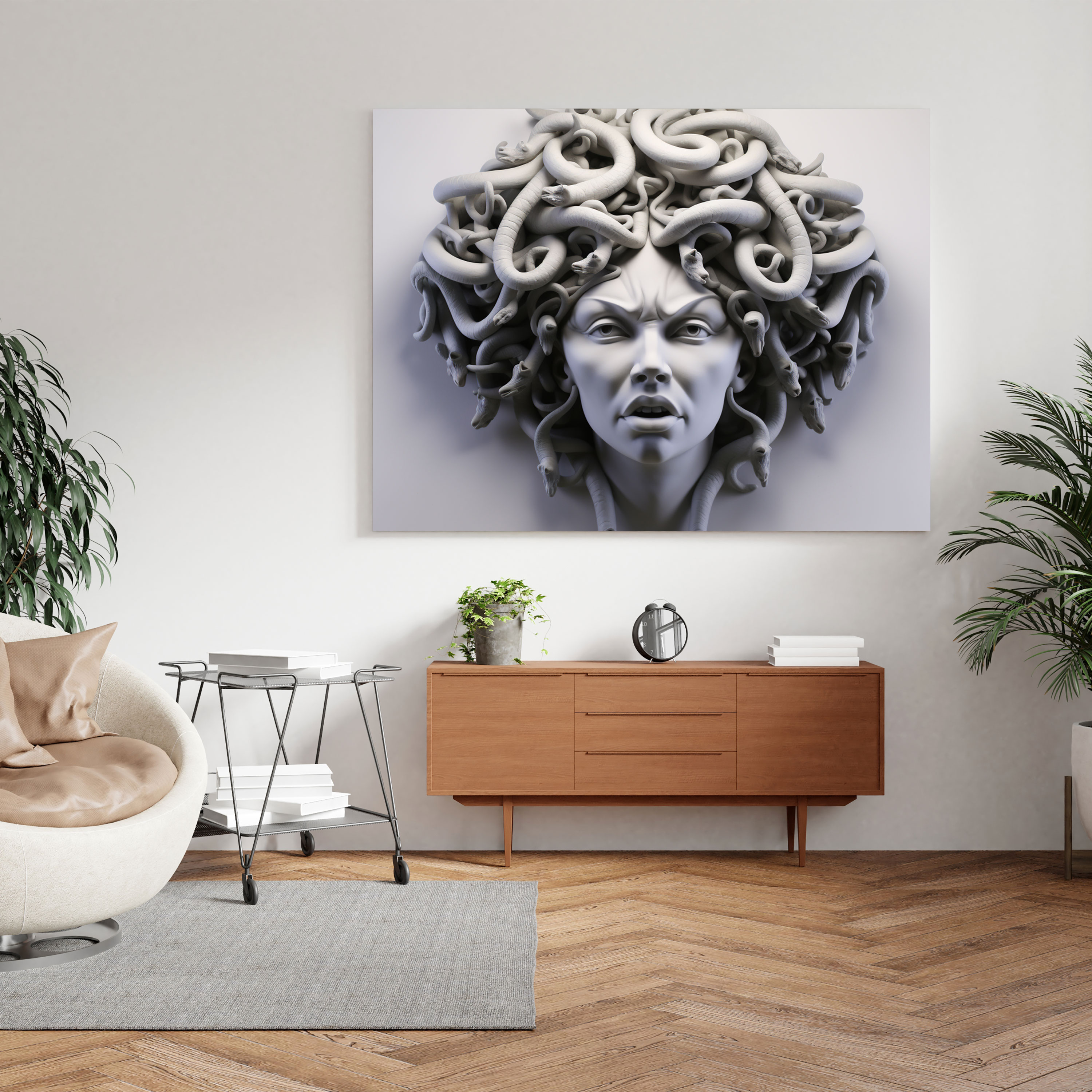 Medusa Wall Decoration - Medusa, Wall Decoration, Home Decoration, Three-Dimensional Representation