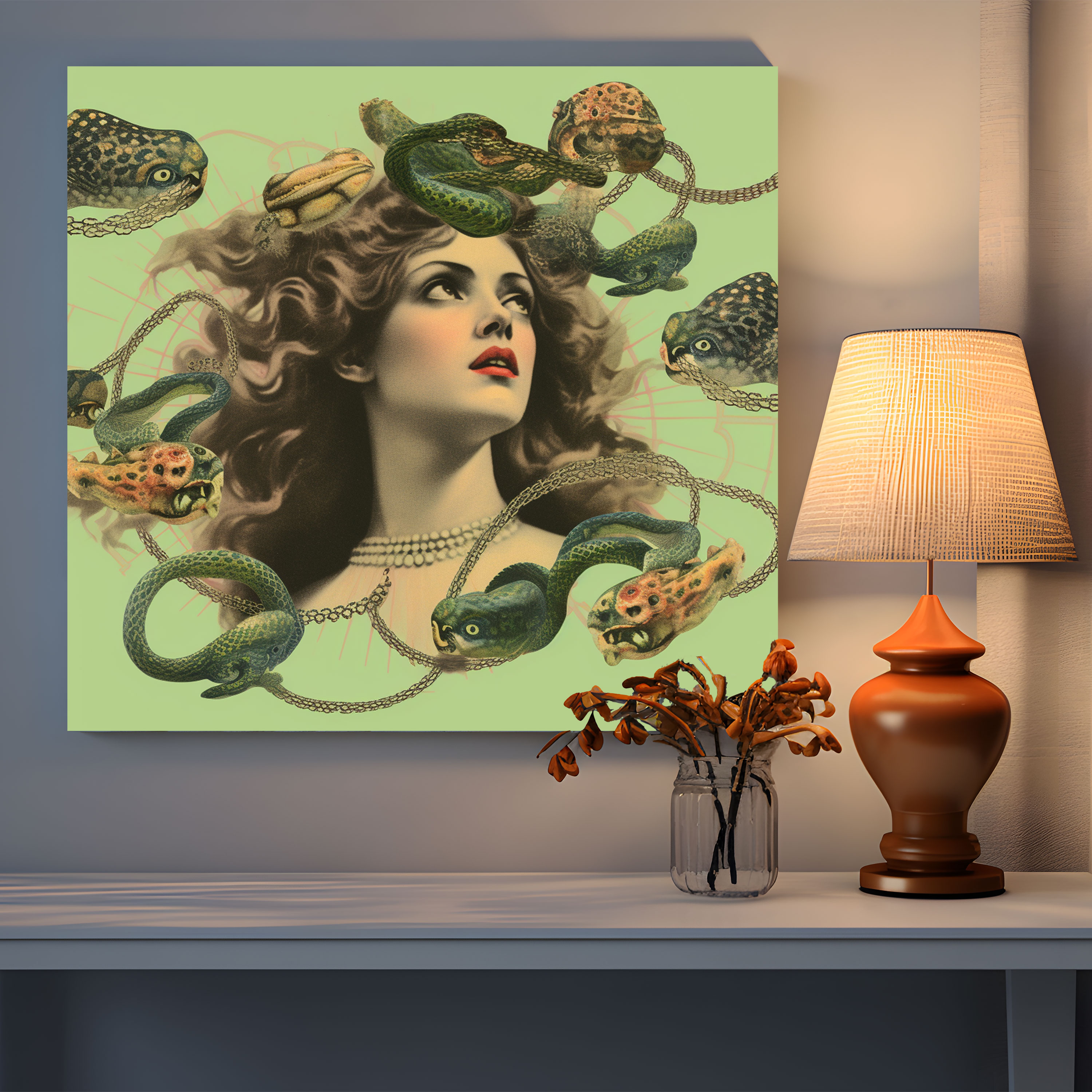 Medusa Canvas Print - Medusa, Canvas Print, Wall Decoration, Medusa