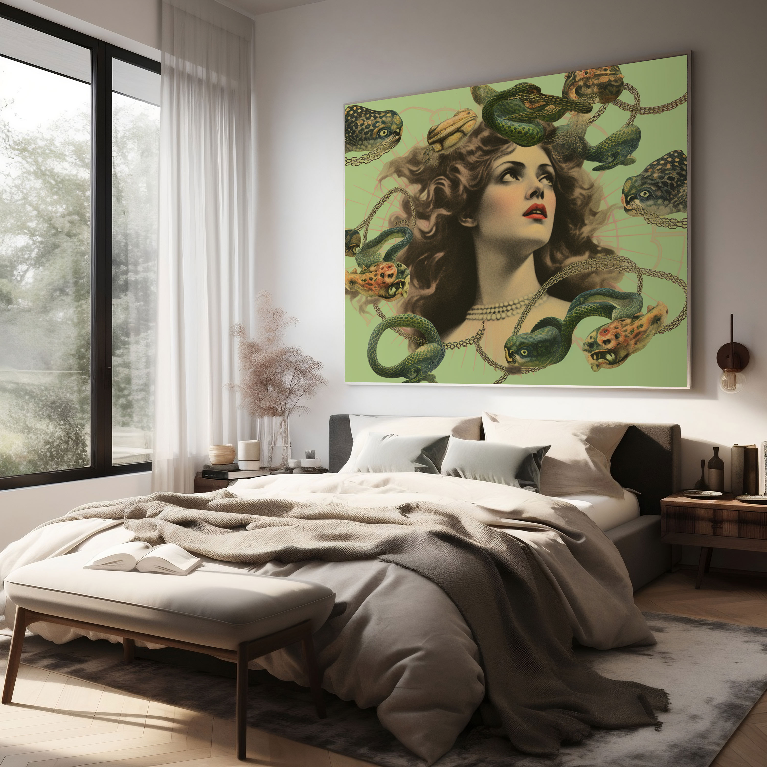 Medusa Canvas Print - Medusa, Canvas Print, Wall Decoration, Medusa