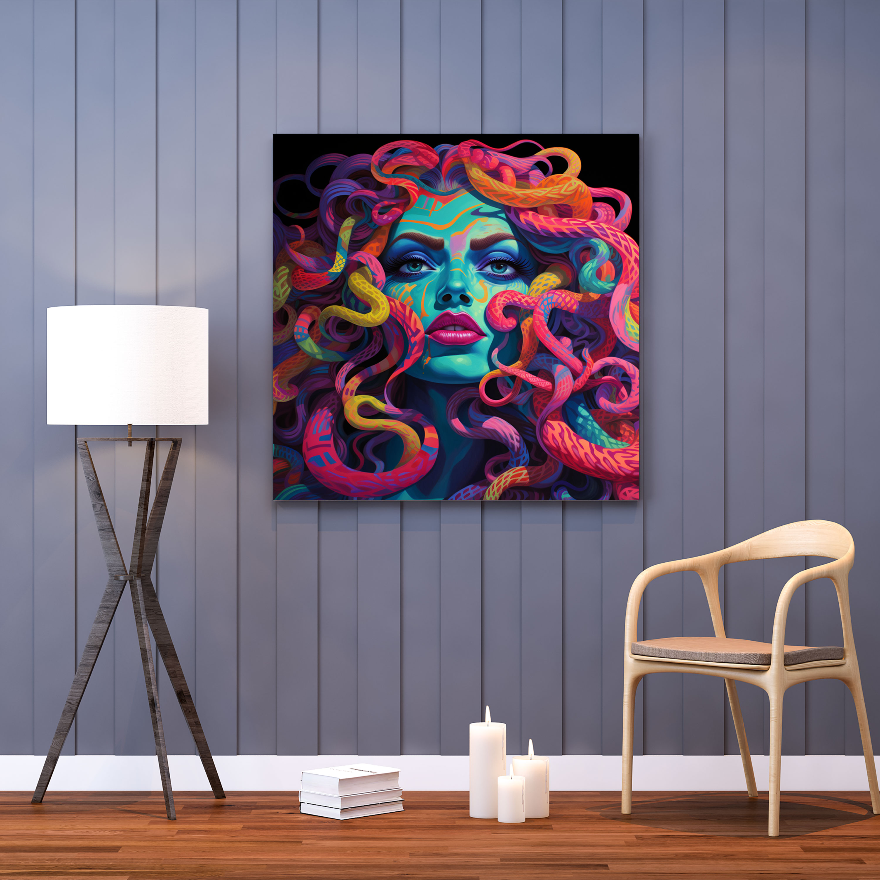 Medusa Wall Art - Medusa, Bold Graphics, Home Decoration, Medusa