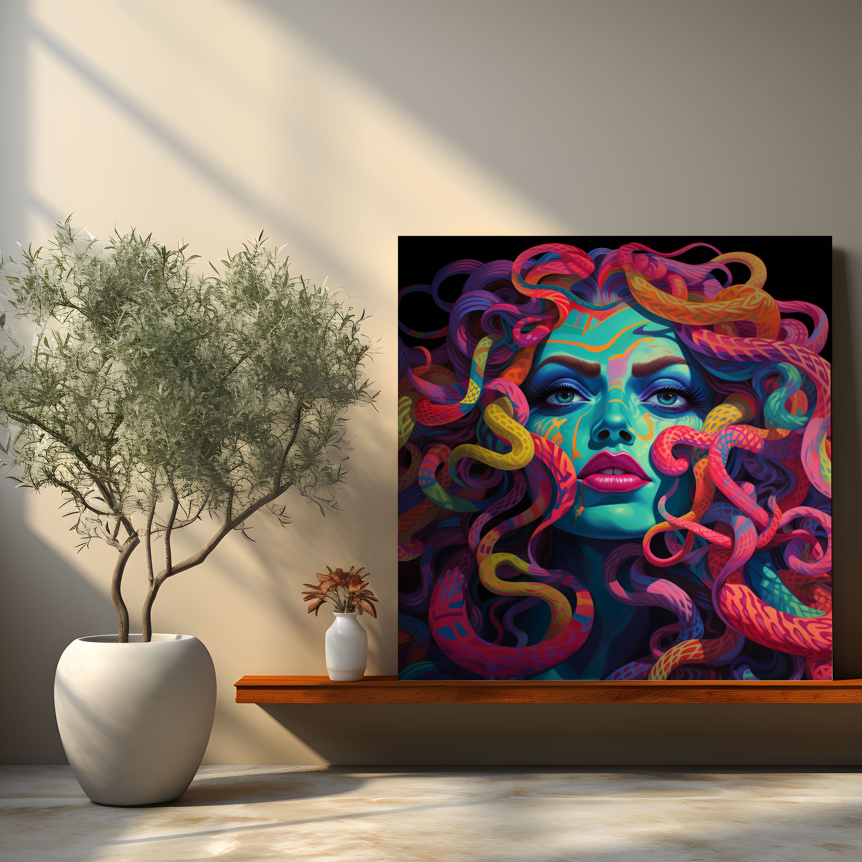 Medusa Wall Art - Medusa, Bold Graphics, Home Decoration, Medusa