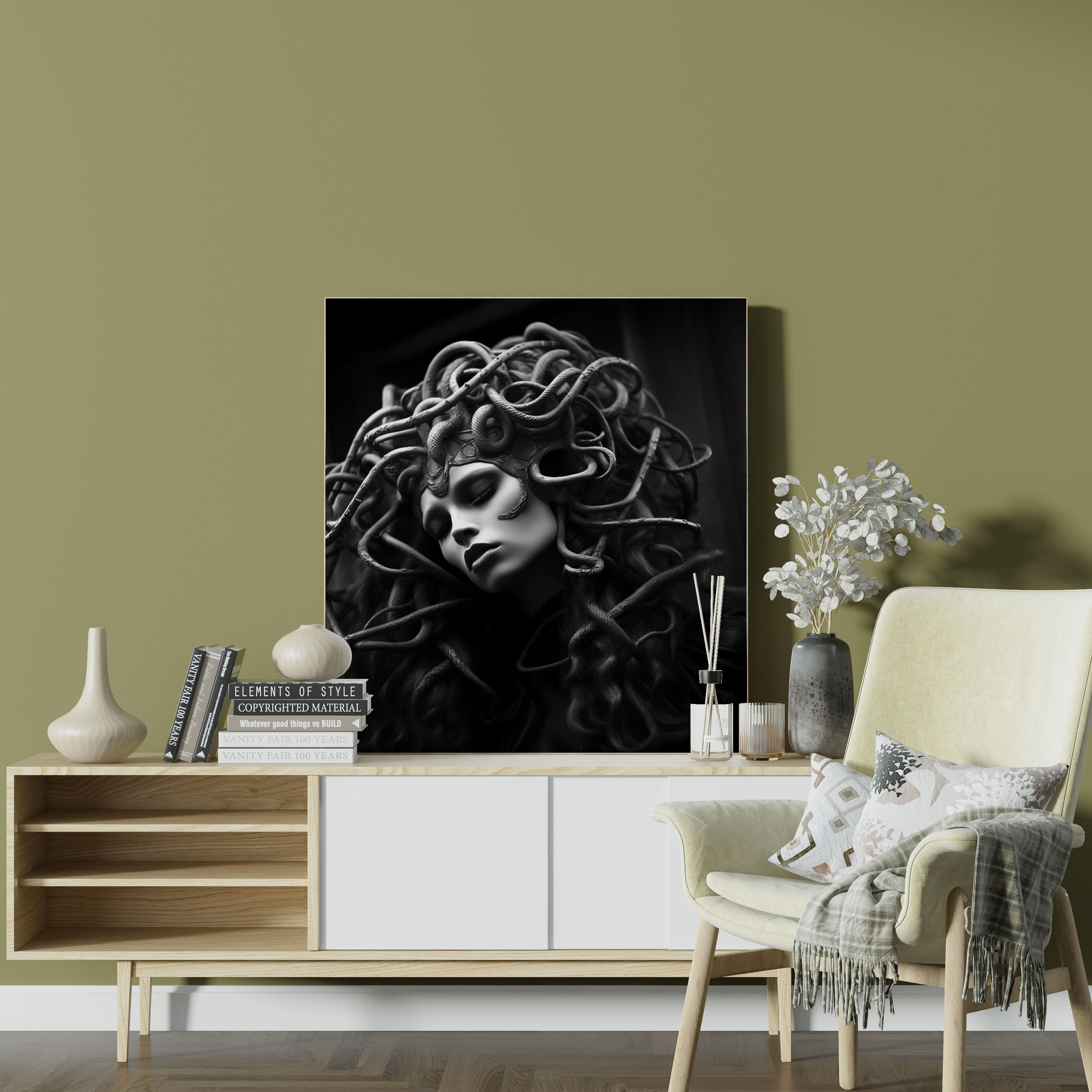 Medusa Classic Canvas Print - Medusa, Canvas Print, Wall Art, Canvas
