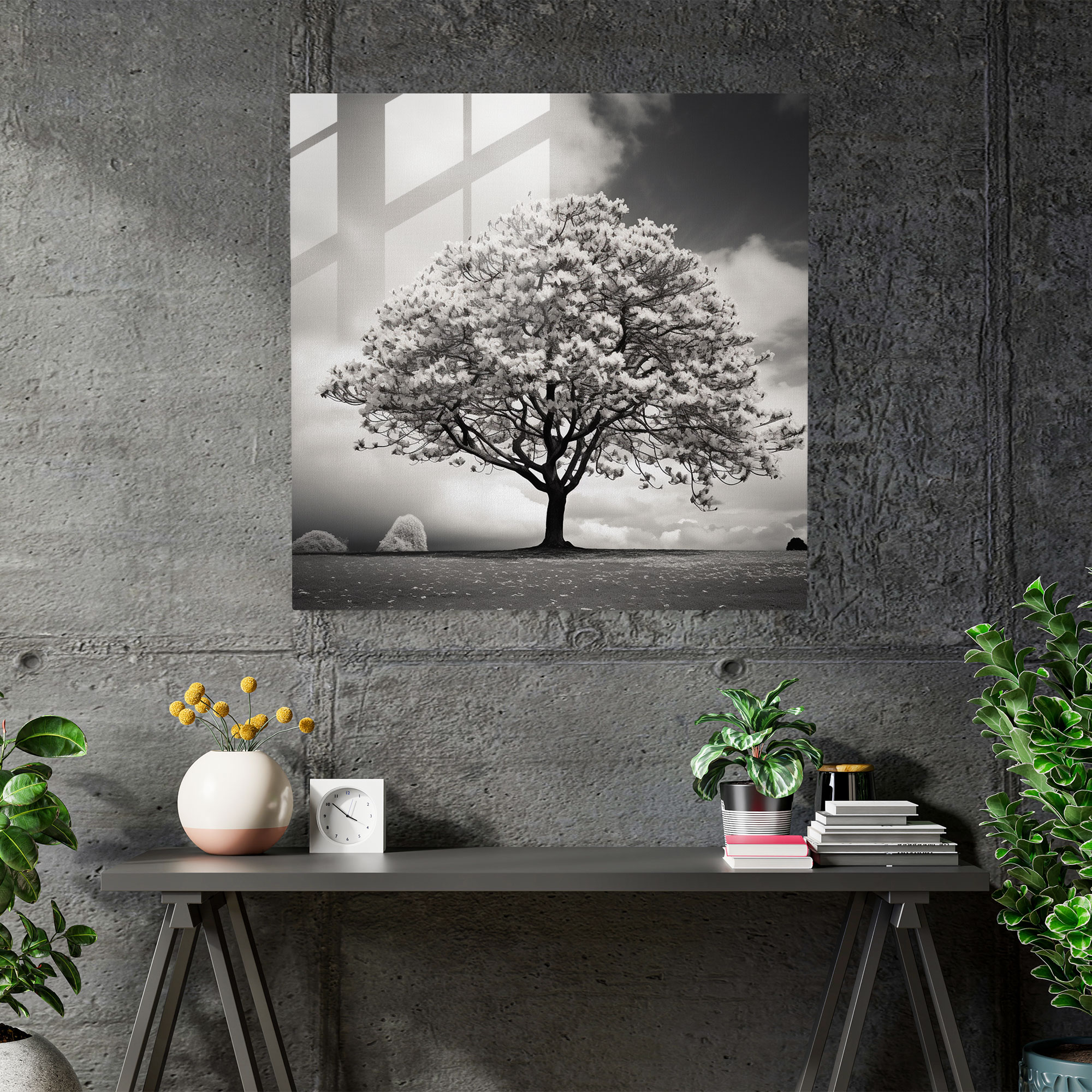 Majestic Magnolia Glass Print - Magnolia, Home Decoration, Glass Wall Art, Glass Print