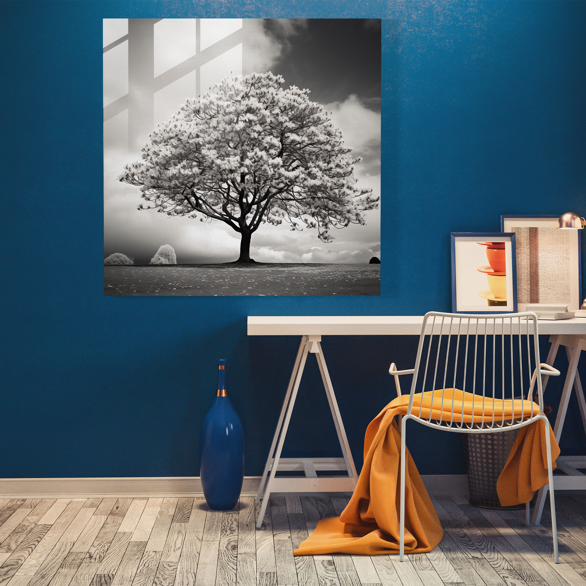 Majestic Magnolia Glass Print - Magnolia, Home Decoration, Glass Wall Art, Glass Print