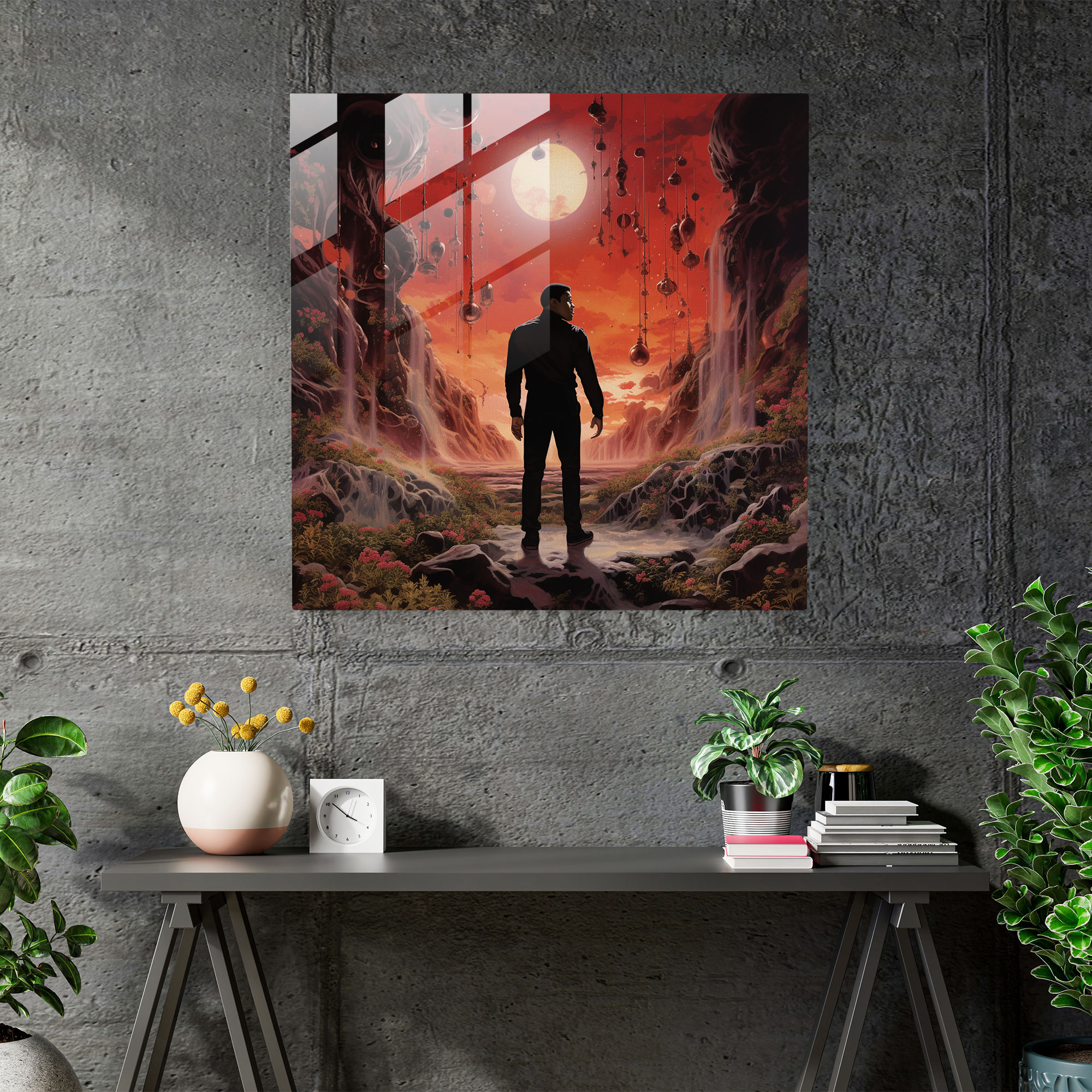 Muhammad Ali Glass Print - Muhammad Ali, Glass Art, Wall Decoration, Glass Print