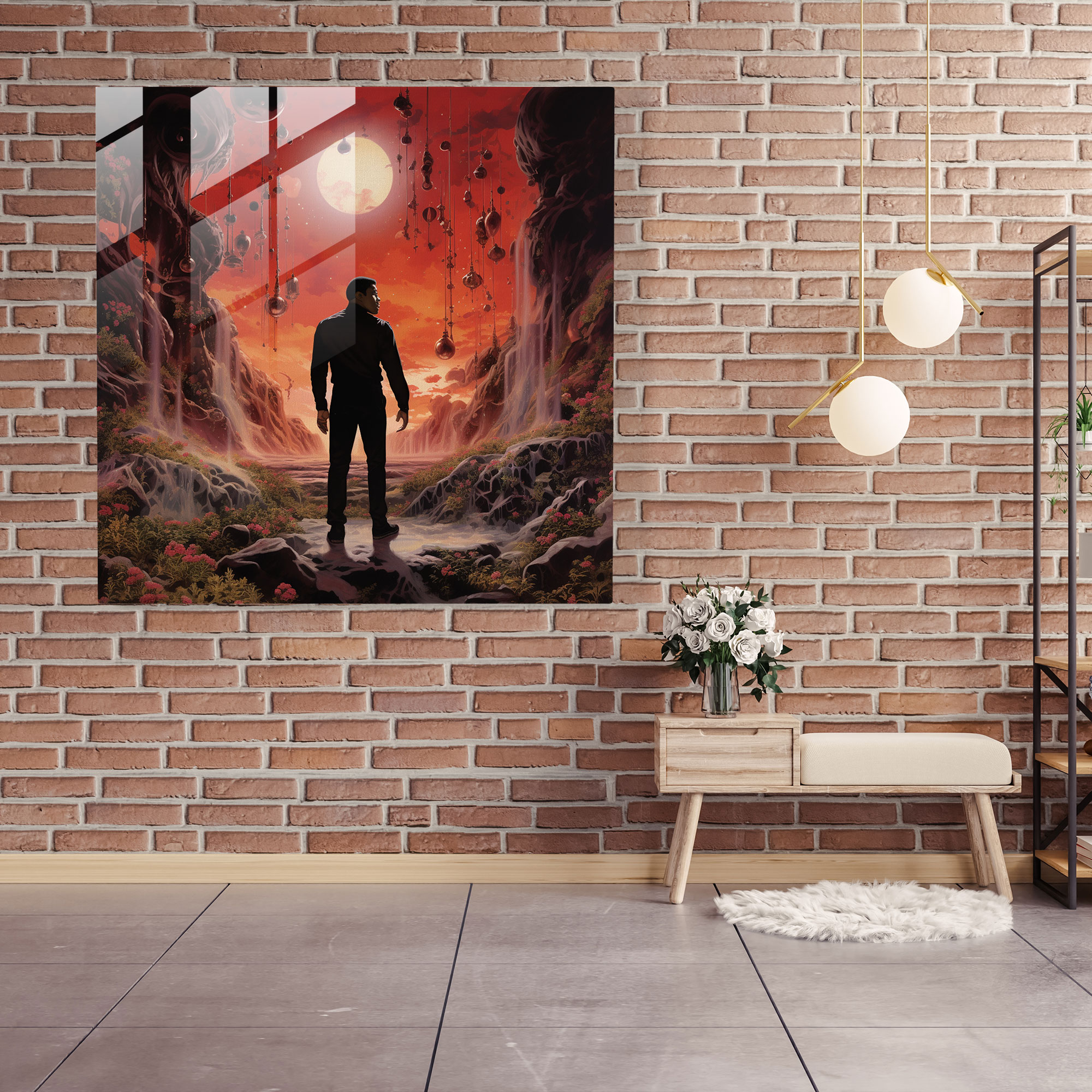 Muhammad Ali Glass Print - Muhammad Ali, Glass Art, Wall Decoration, Glass Print