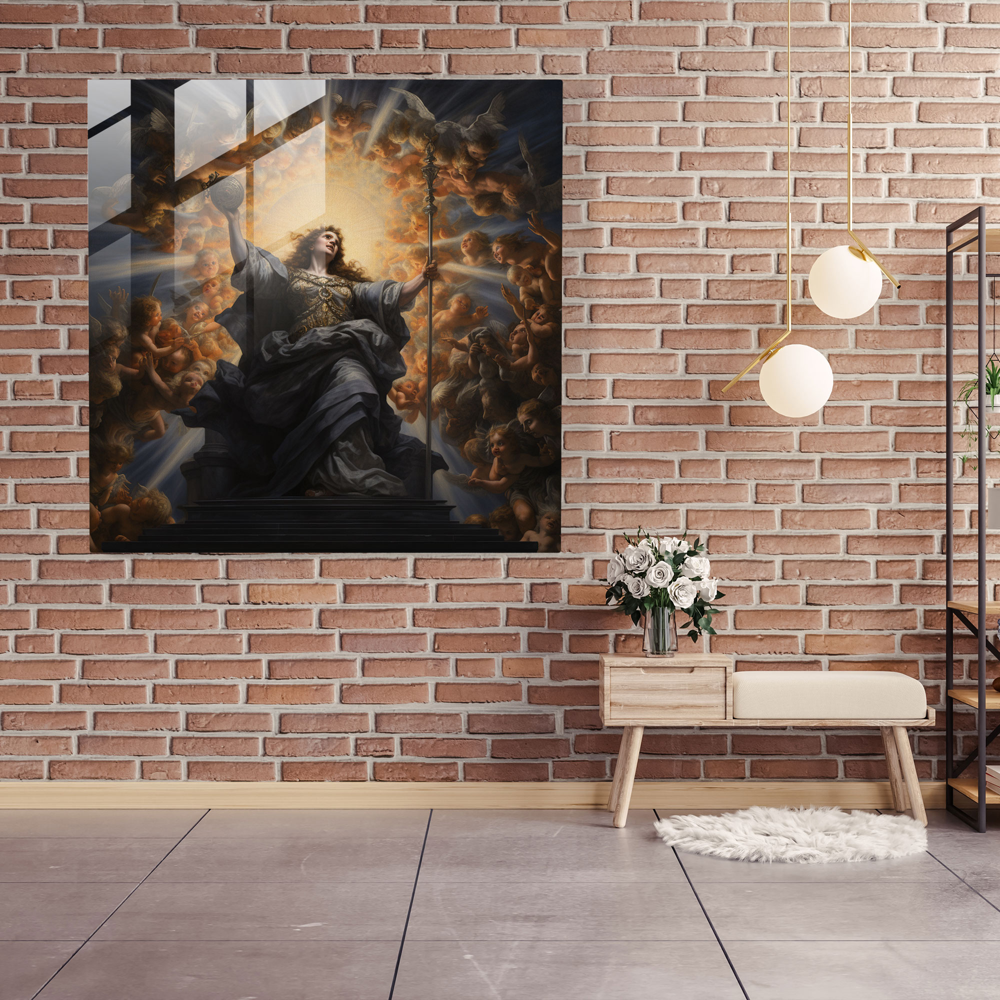 Majestic Glass Art Print