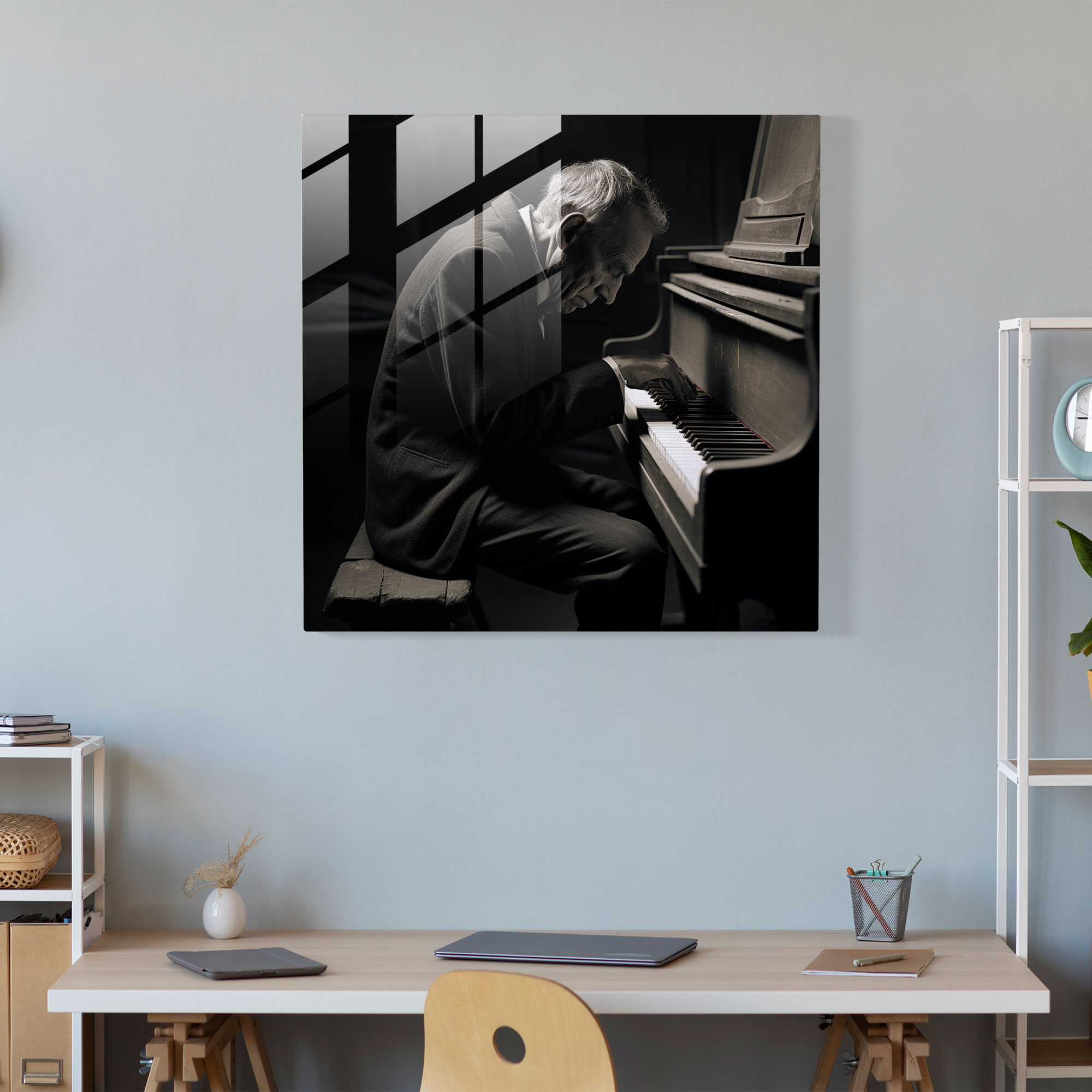 Timeless Composer Glass Print