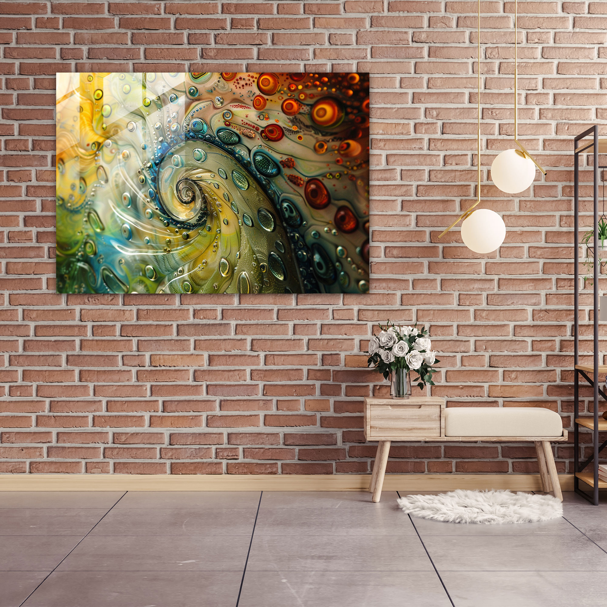 Michelangelo Glass Art: Divine Patterns - Michelangelo, Wall Decoration, Intricate Patterns, Home Decoration