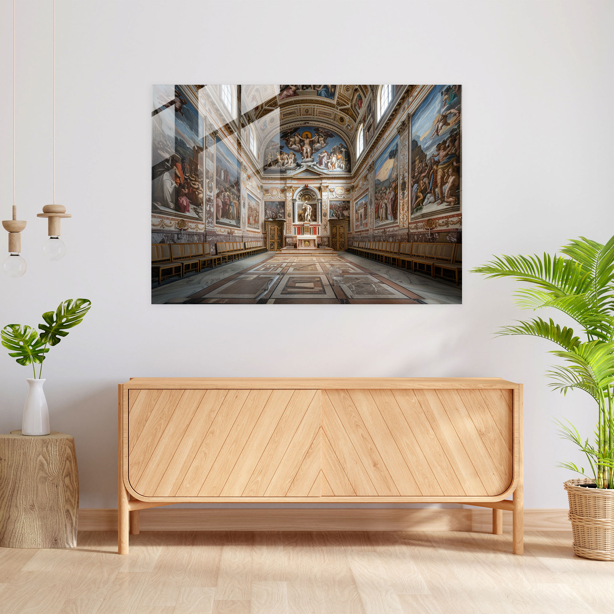 Michelangelo Glass Print - Timeless Masterpieces - Michelangelo, Glass Wall Art, Modern Art, Home Decoration