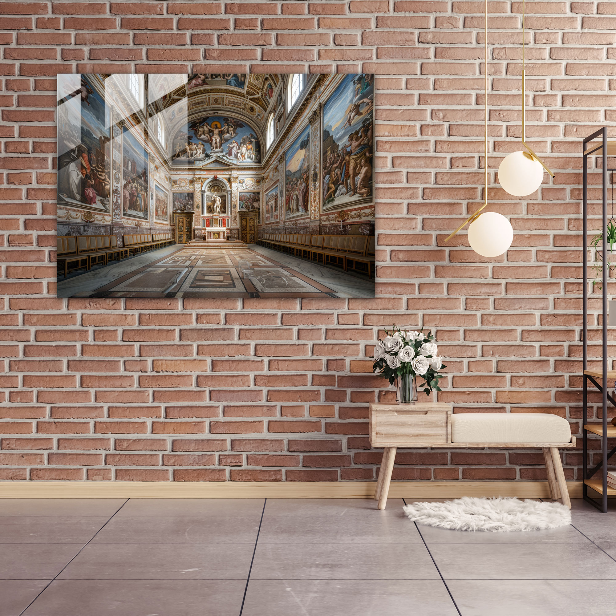 Michelangelo Glass Print - Timeless Masterpieces - Michelangelo, Glass Wall Art, Modern Art, Home Decoration