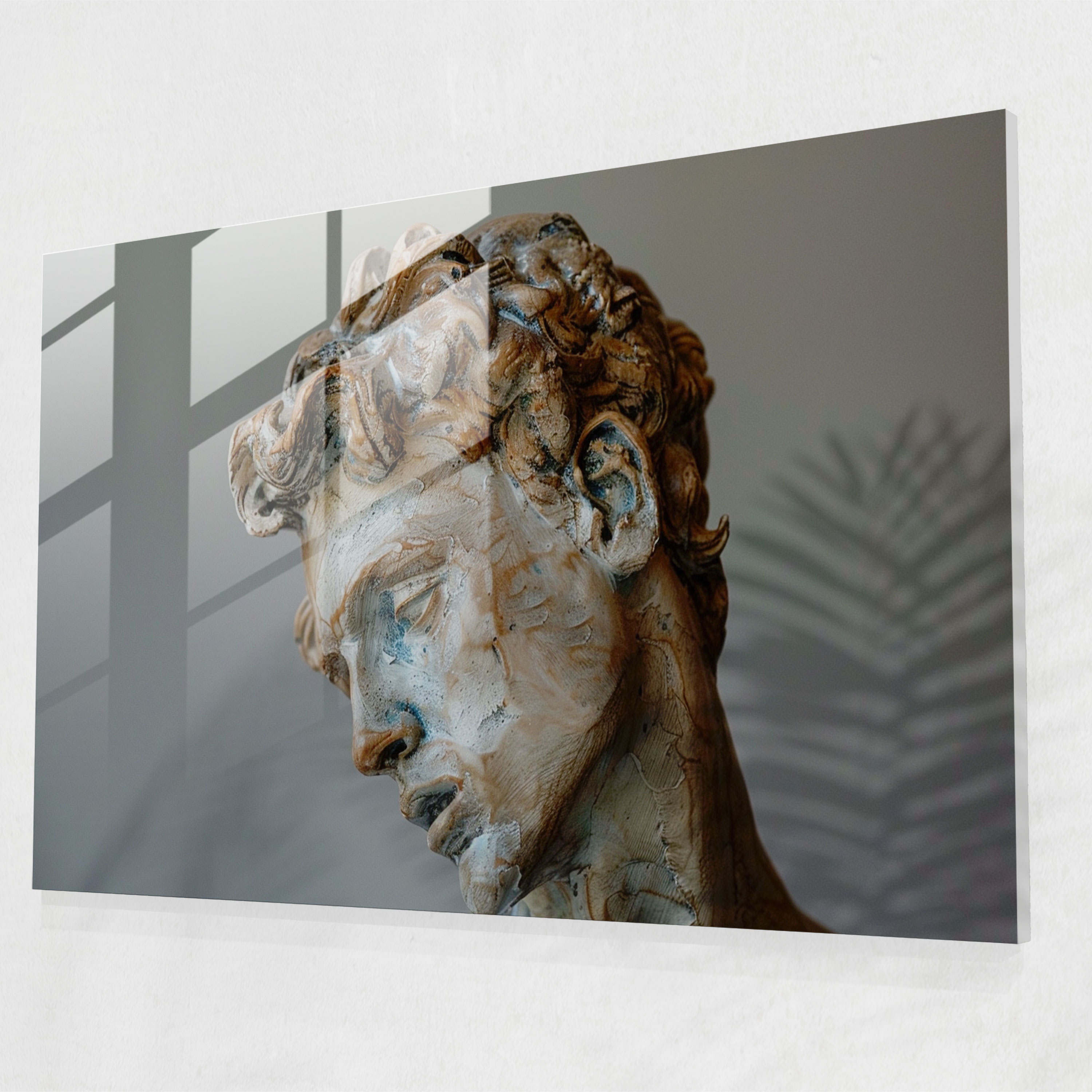 Michelangelo Glass Print Wall Art - Michelangelo, Modern Art, Glass Art, Glass Wall Art