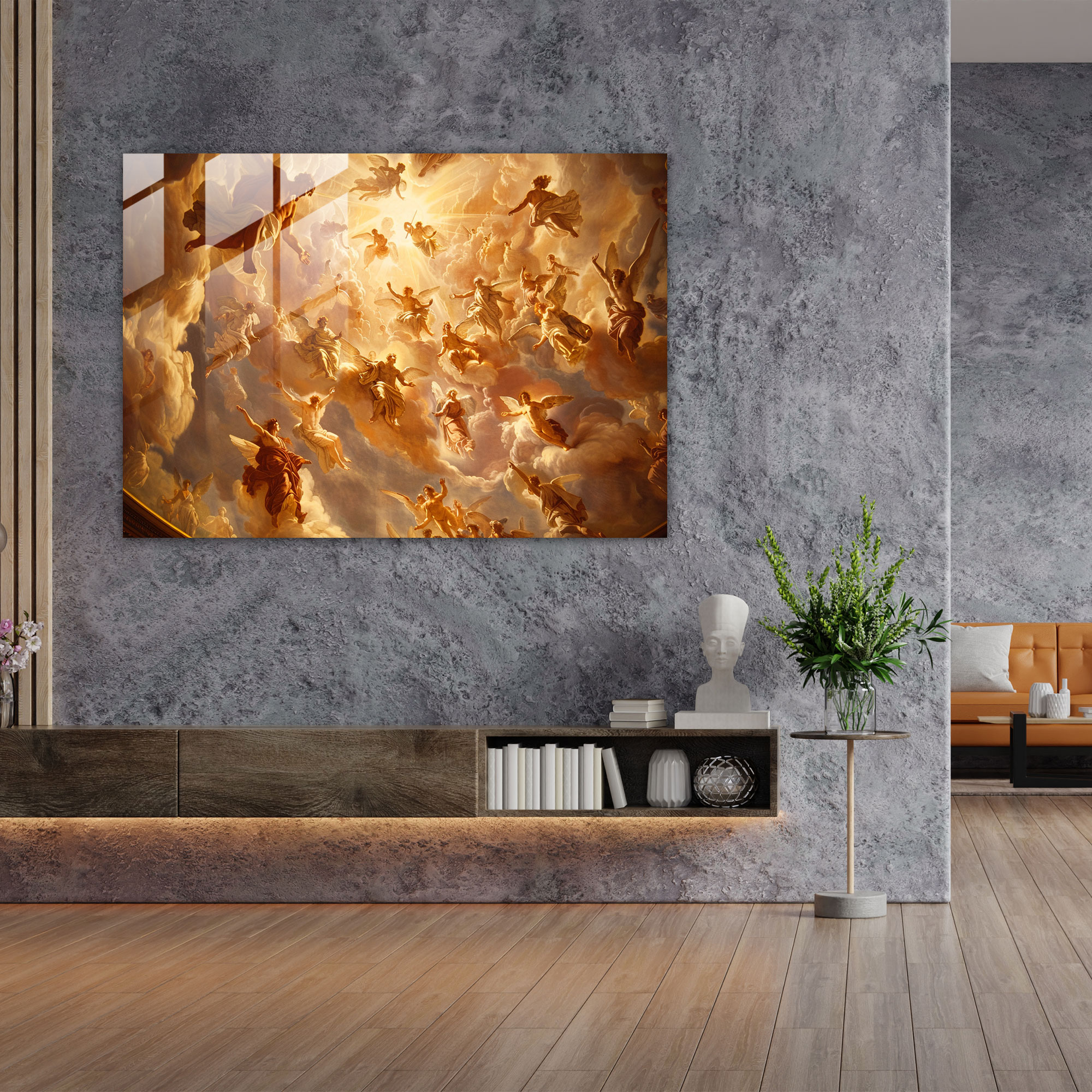 Michelangelo Glass Art - Michelangelo, Home Decoration, Michelangelo, Wall Decoration