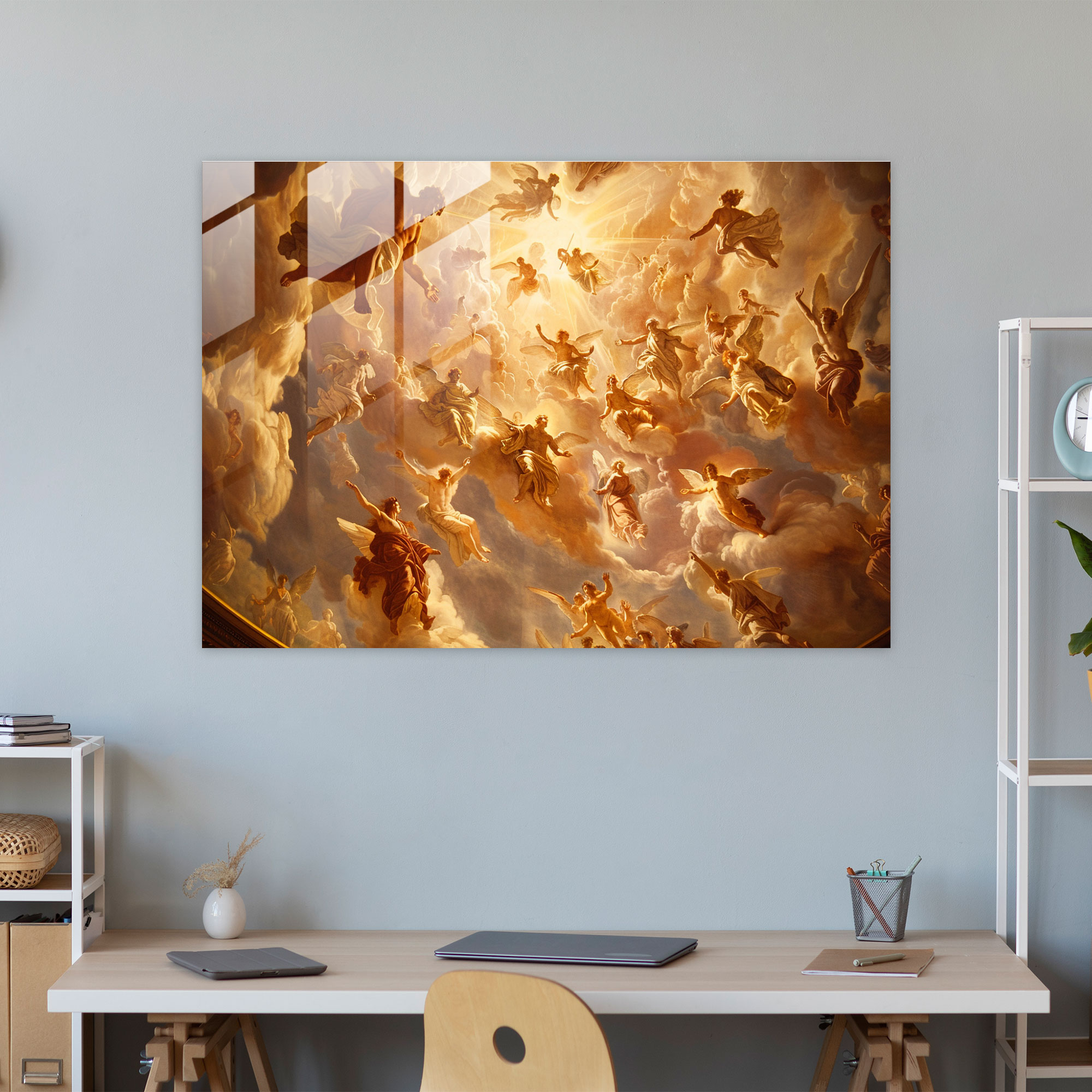 Michelangelo Glass Art - Michelangelo, Home Decoration, Michelangelo, Wall Decoration