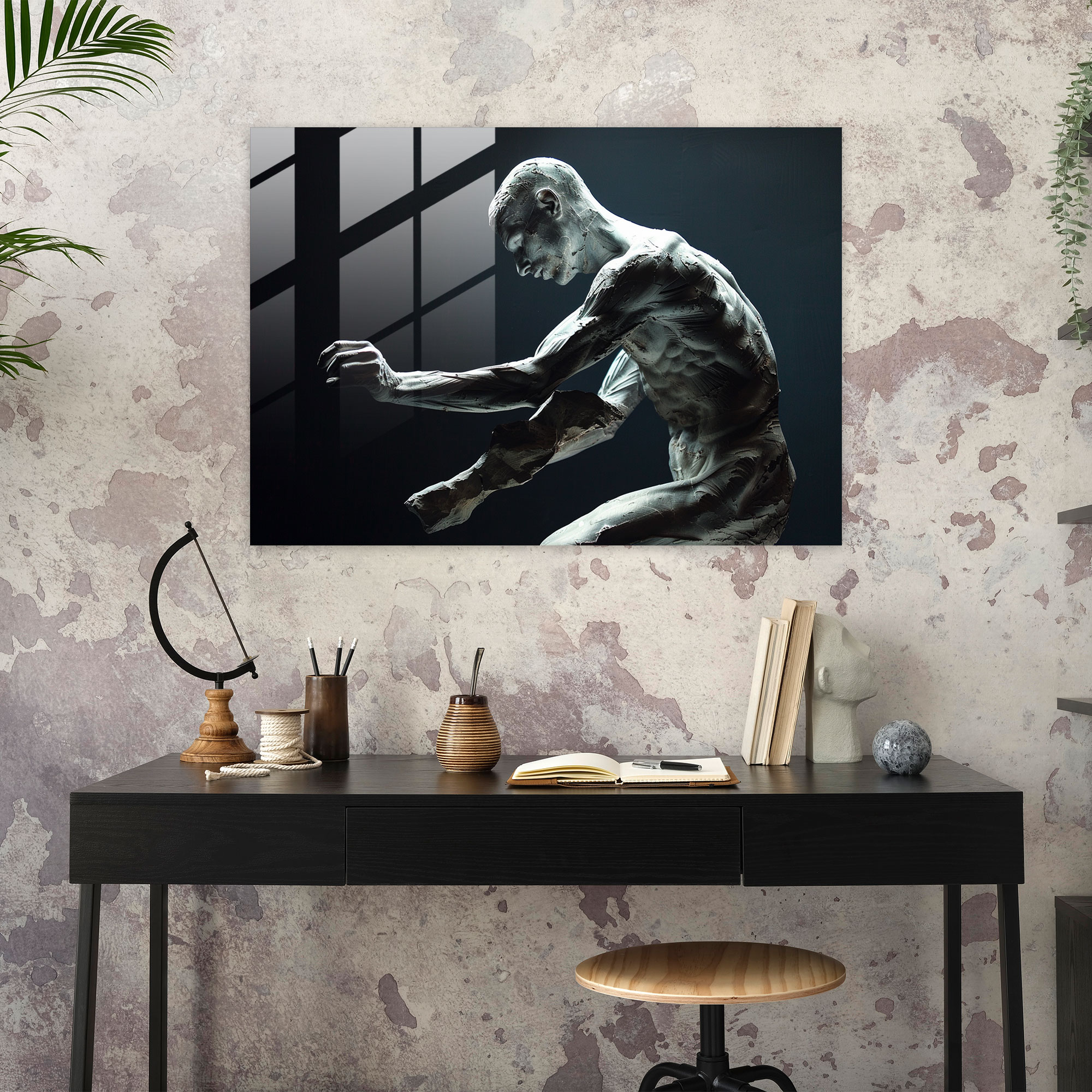 Michelangelo Modern Art - Michelangelo, Home Decoration, Glass Art, Modern Art