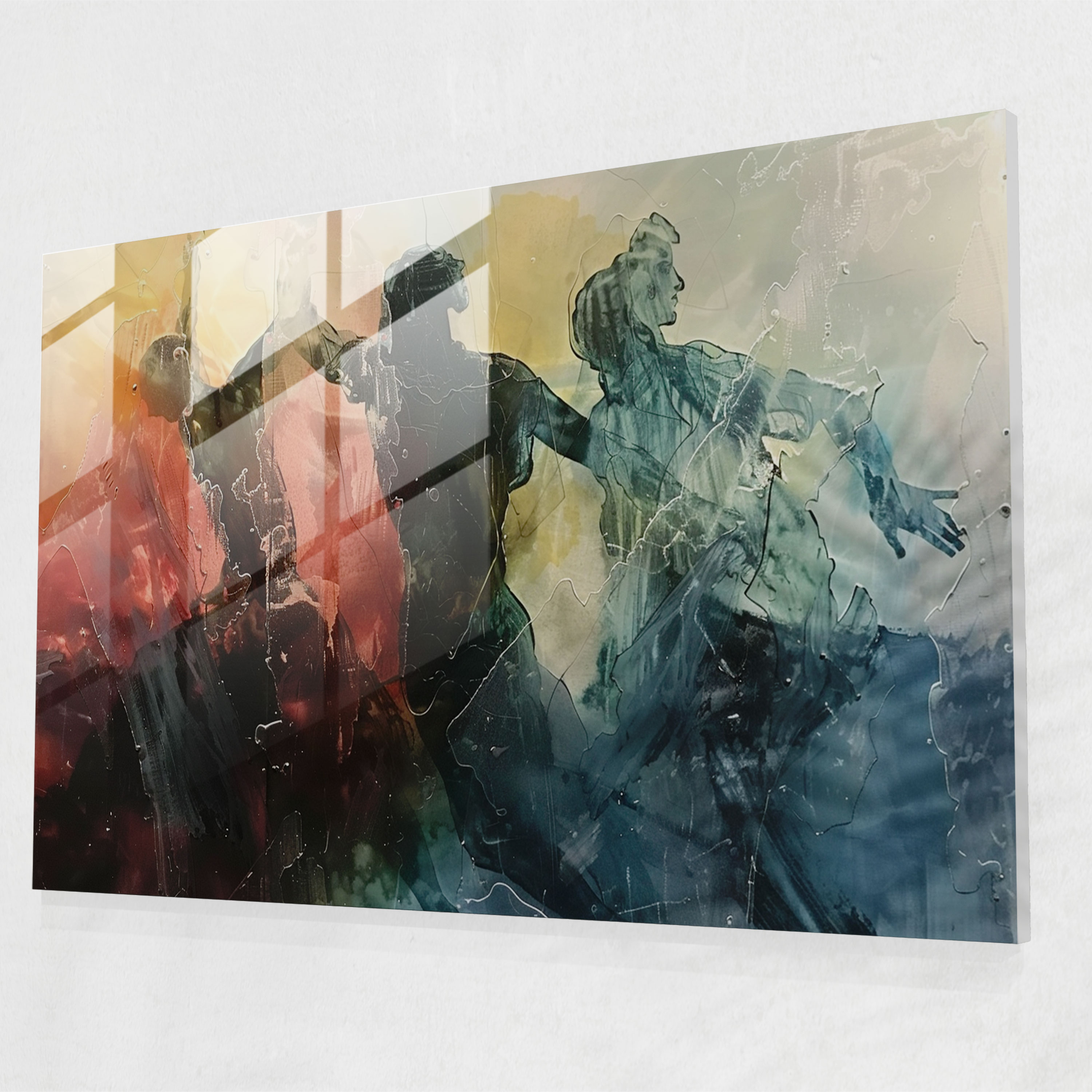 Michelangelo Glass Wall Art Home Decoration - Michelangelo, Michelangelo, Glass Art, Home Decoration