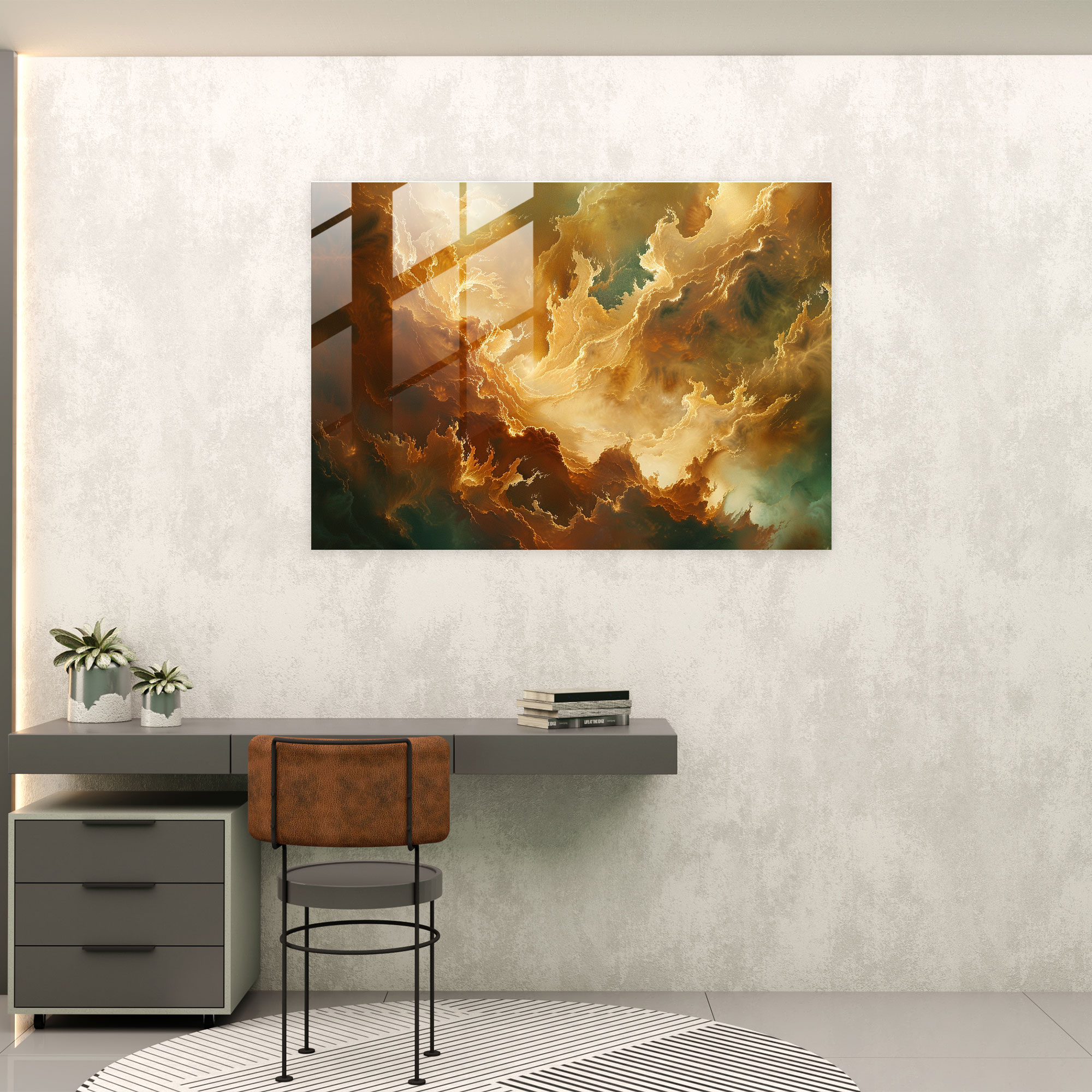 Michelangelo Glass Art - Michelangelo, Wall Decoration, Glass Print, Michelangelo