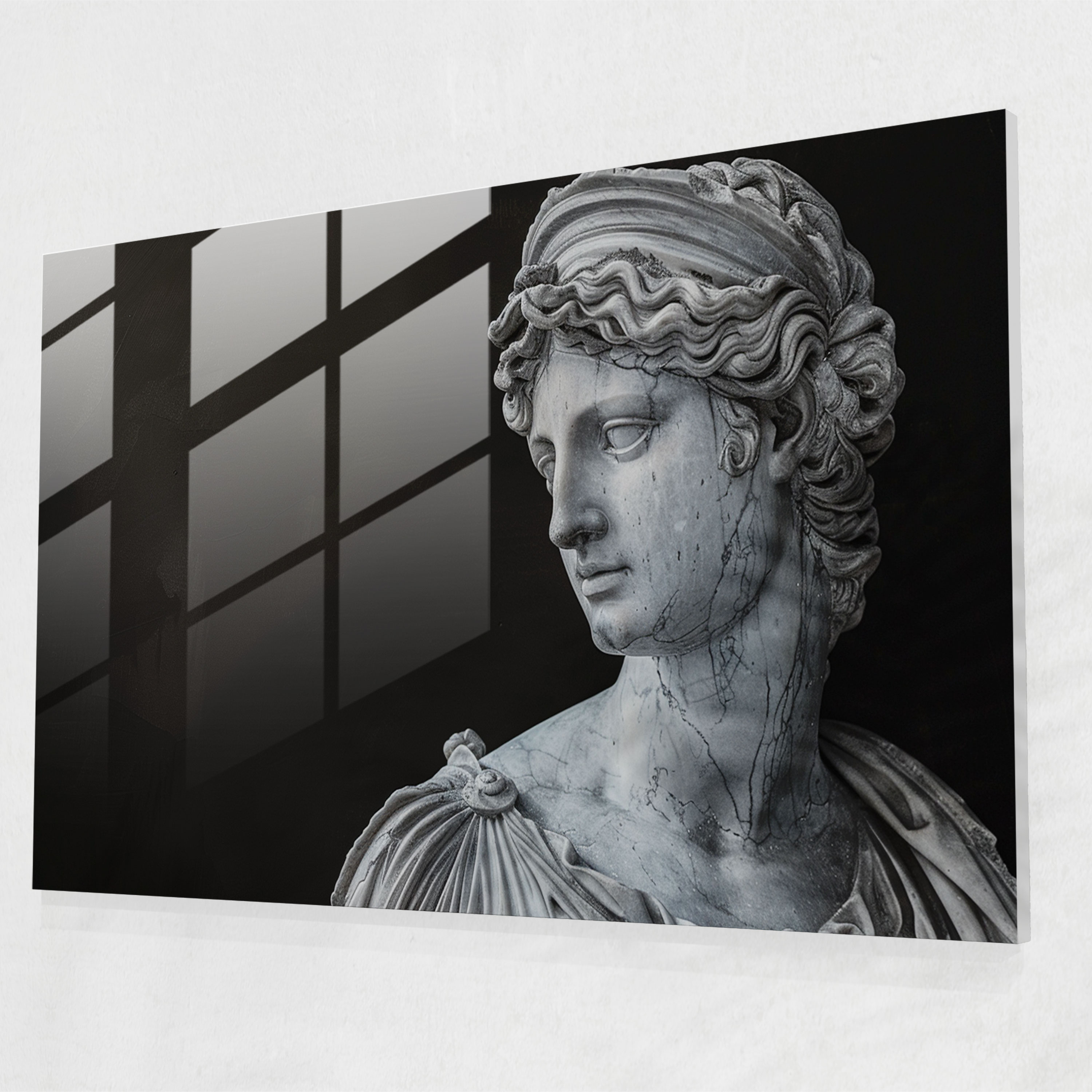 Michelangelo Glass Print - Venus De Milo - Michelangelo, Classic Art, Home Decoration, Glass Print