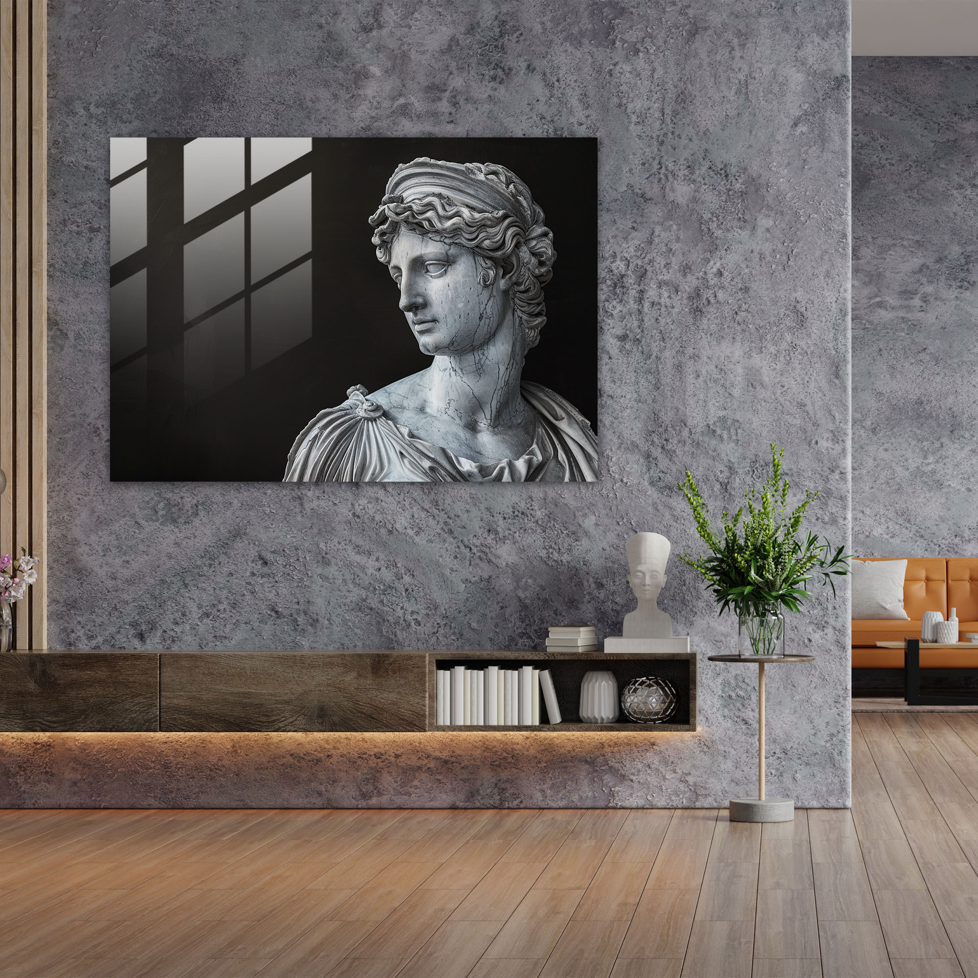 Michelangelo Glass Print - Venus De Milo - Michelangelo, Classic Art, Home Decoration, Glass Print