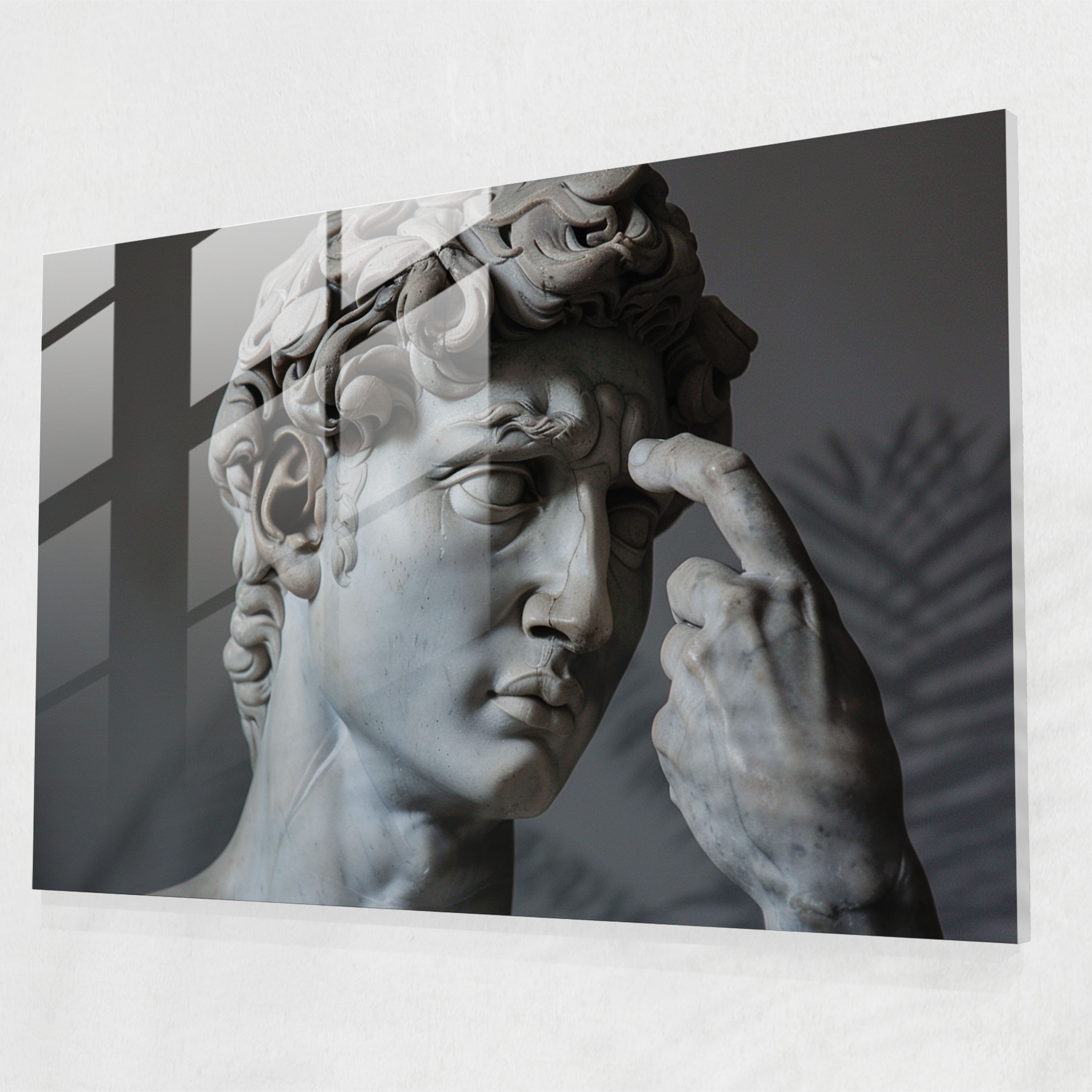 Michelangelo Glass Art - Michelangelo, Glass Art, Michelangelo, Glass Wall Art