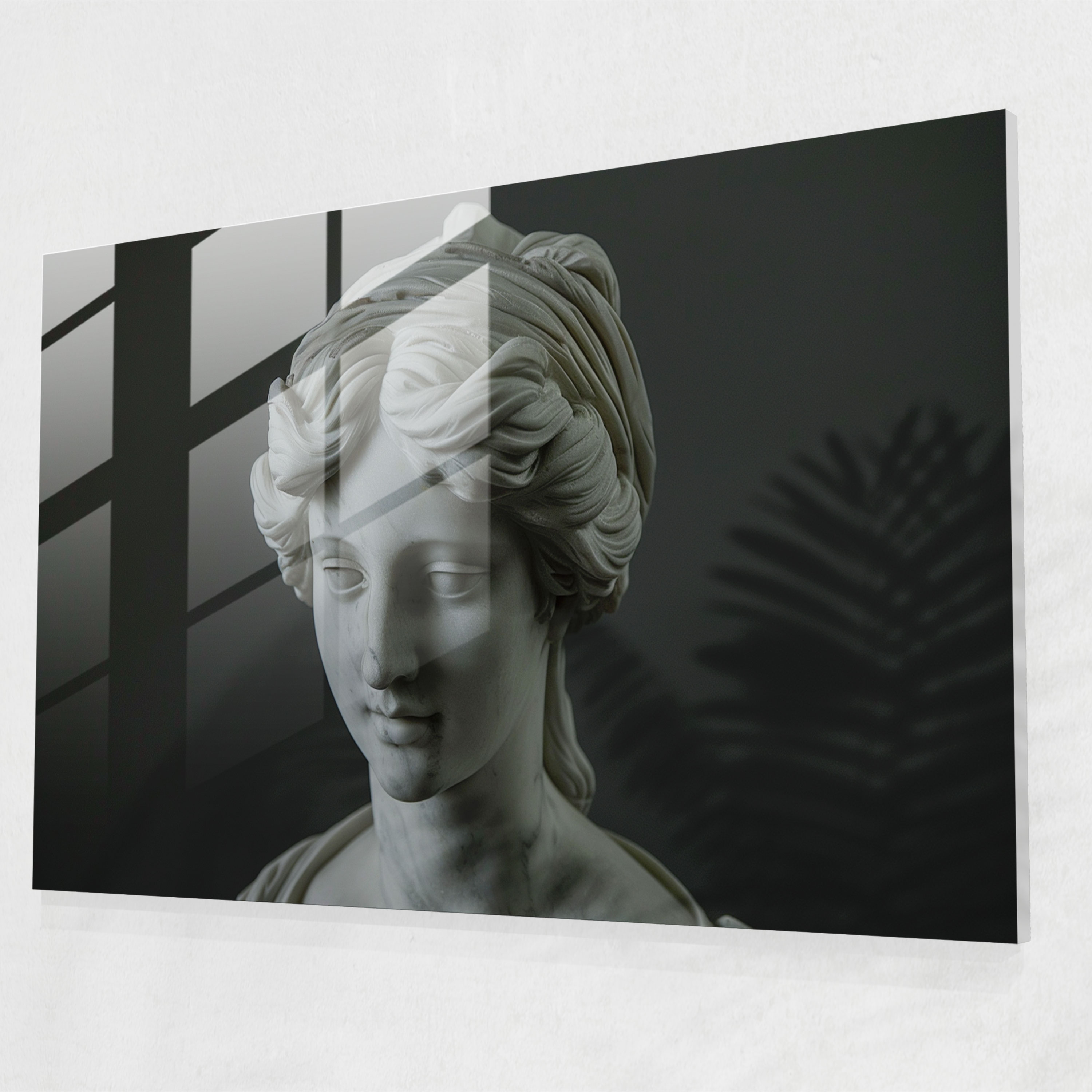 Michelangelo Modern Art - Michelangelo, Glass Art, Wall Decoration, Home Decoration
