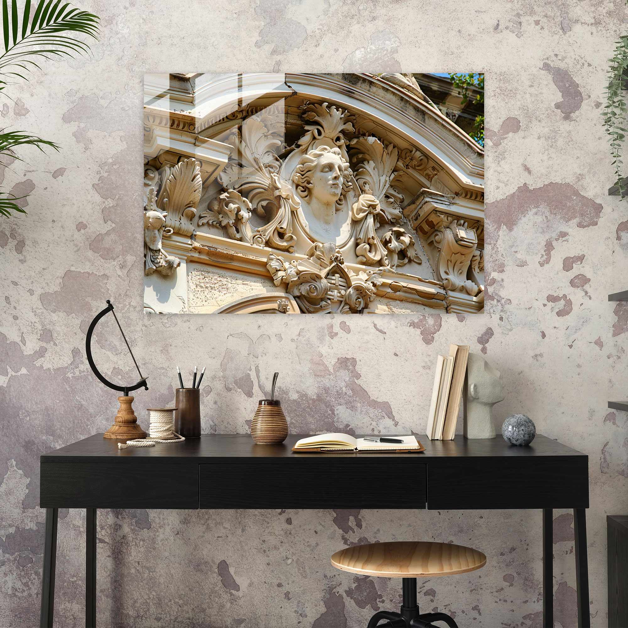 Michelangelo Art Print - Michelangelo, Modern Art, Glass Wall Art, Glass Print