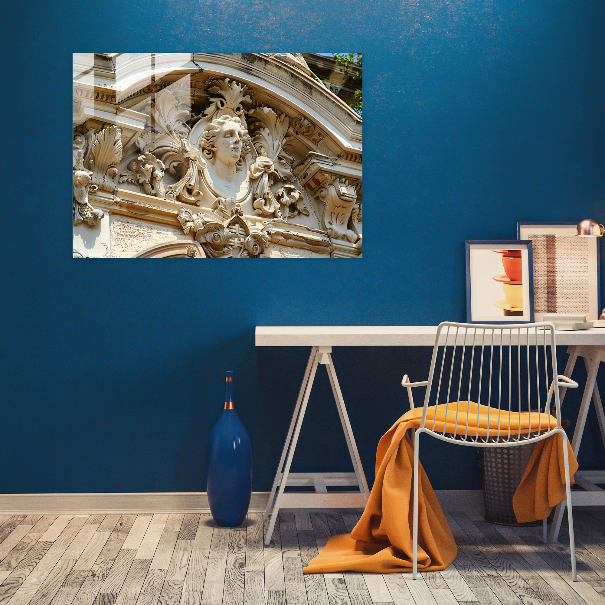 Michelangelo Art Print - Michelangelo, Modern Art, Glass Wall Art, Glass Print