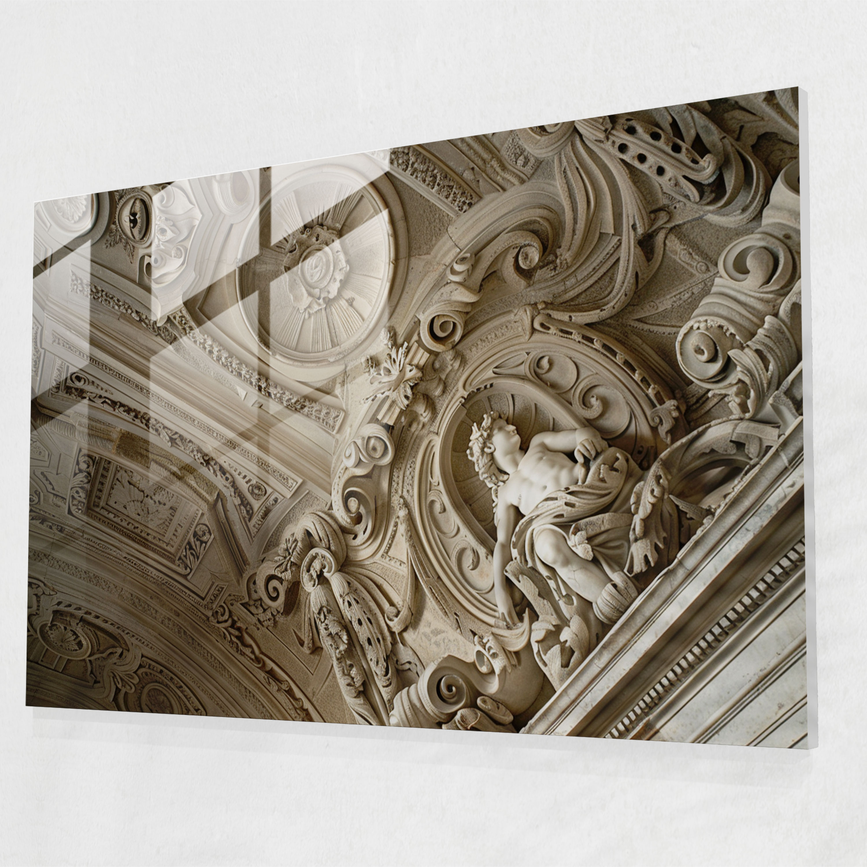Michelangelo Glass Masterpiece - Michelangelo, Glass Print, Wall Decoration, Glass Wall Art