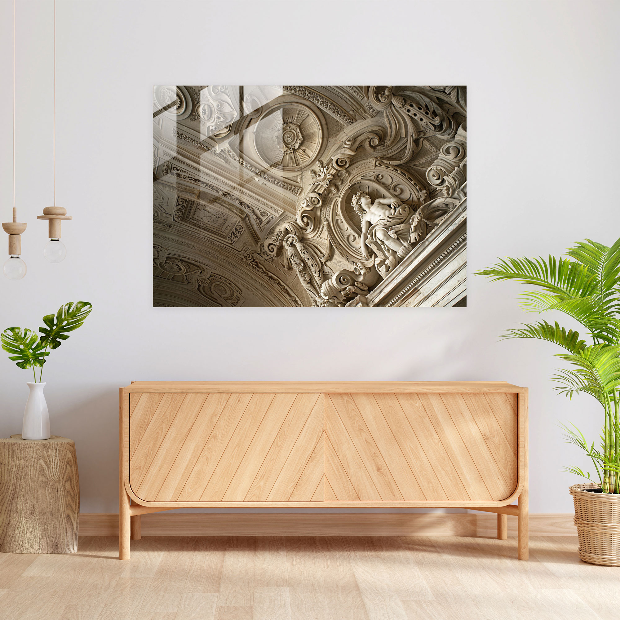 Michelangelo Glass Masterpiece - Michelangelo, Glass Print, Wall Decoration, Glass Wall Art