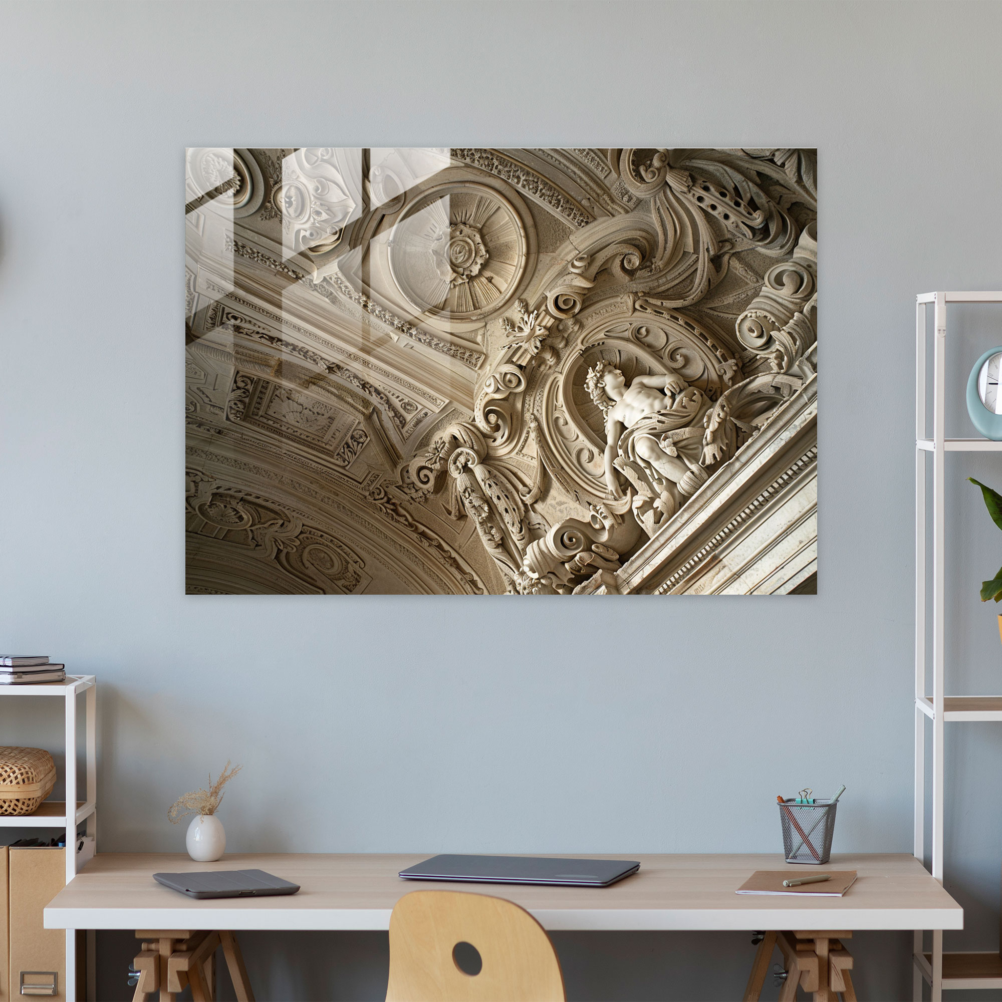 Michelangelo Glass Masterpiece - Michelangelo, Glass Print, Wall Decoration, Glass Wall Art