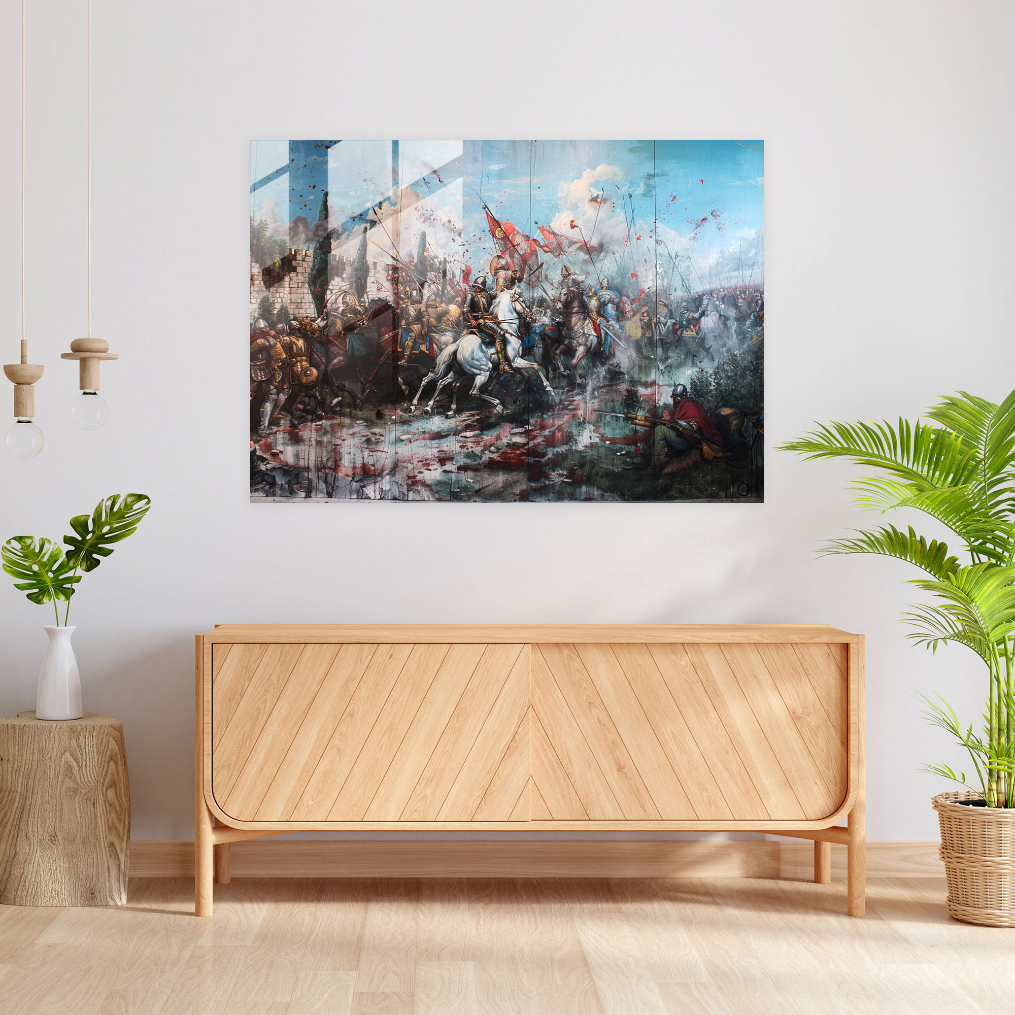 Michelangelo Glass Wall Art - Michelangelo, Glass Art, Michelangelo, Modern Art