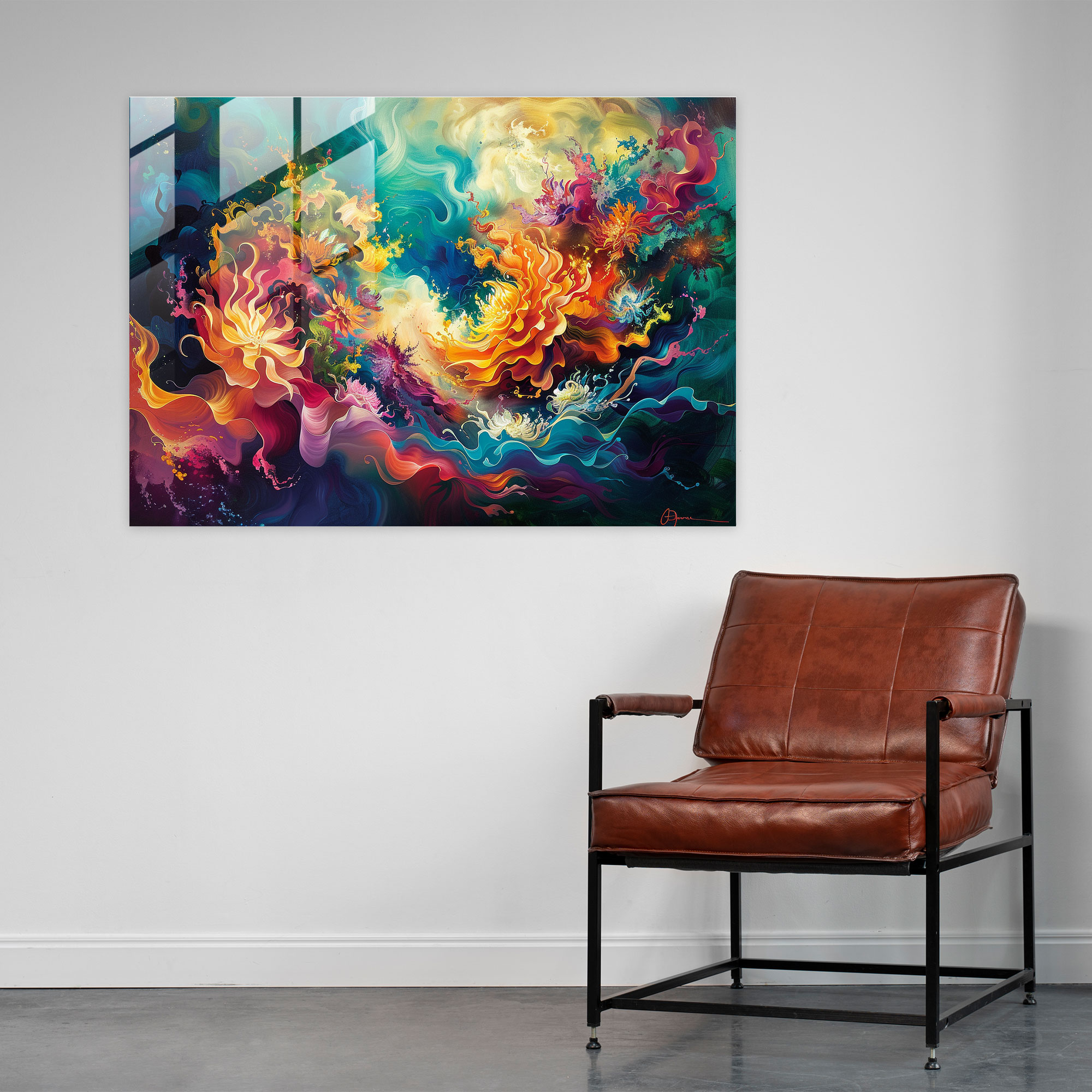 Michelangelo Wall Decoration - Michelangelo, Home Decoration, Glass Print, Glass Wall Art