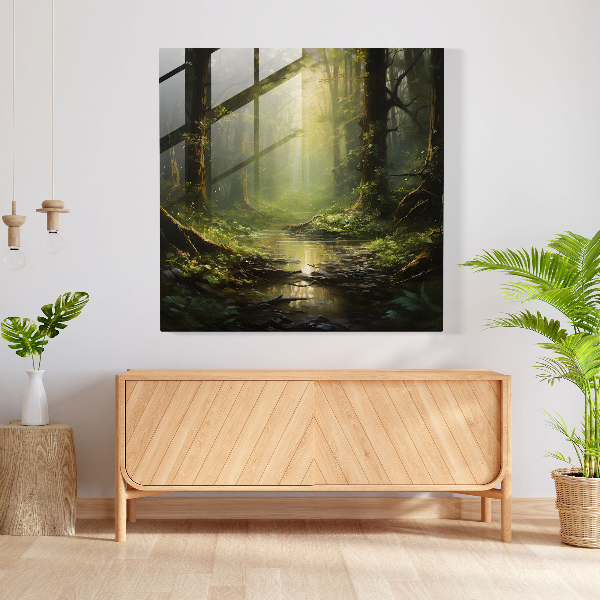 Middle Earth Glass Print - Enchanted Forest - Middle Earth, Glass Print, Home Decoration, Modern Art