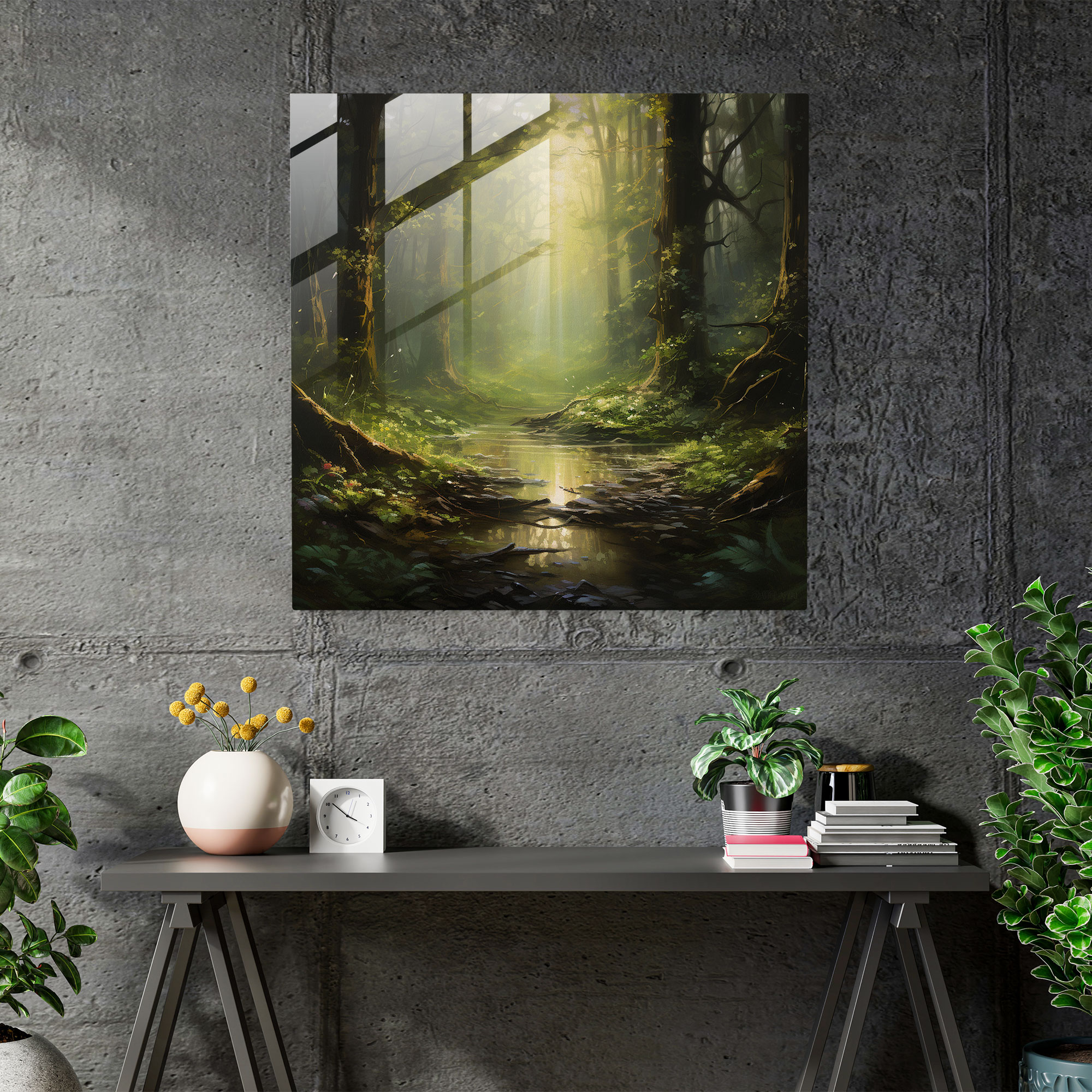 Middle Earth Glass Print - Enchanted Forest - Middle Earth, Glass Print, Home Decoration, Modern Art