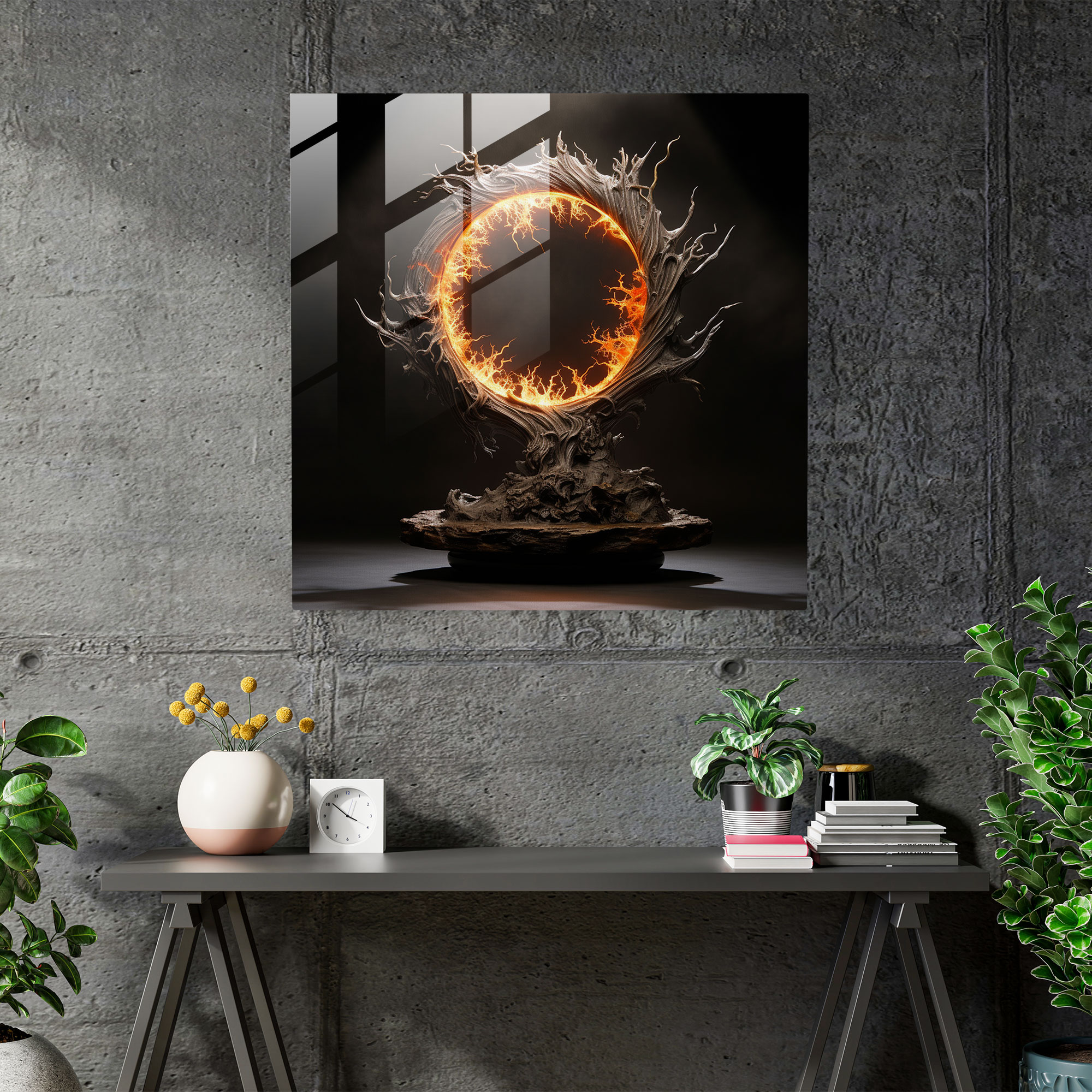 Middle Earth Glass Print - Radiant Power - Middle Earth, Middle Earth, Glass Print, Glow