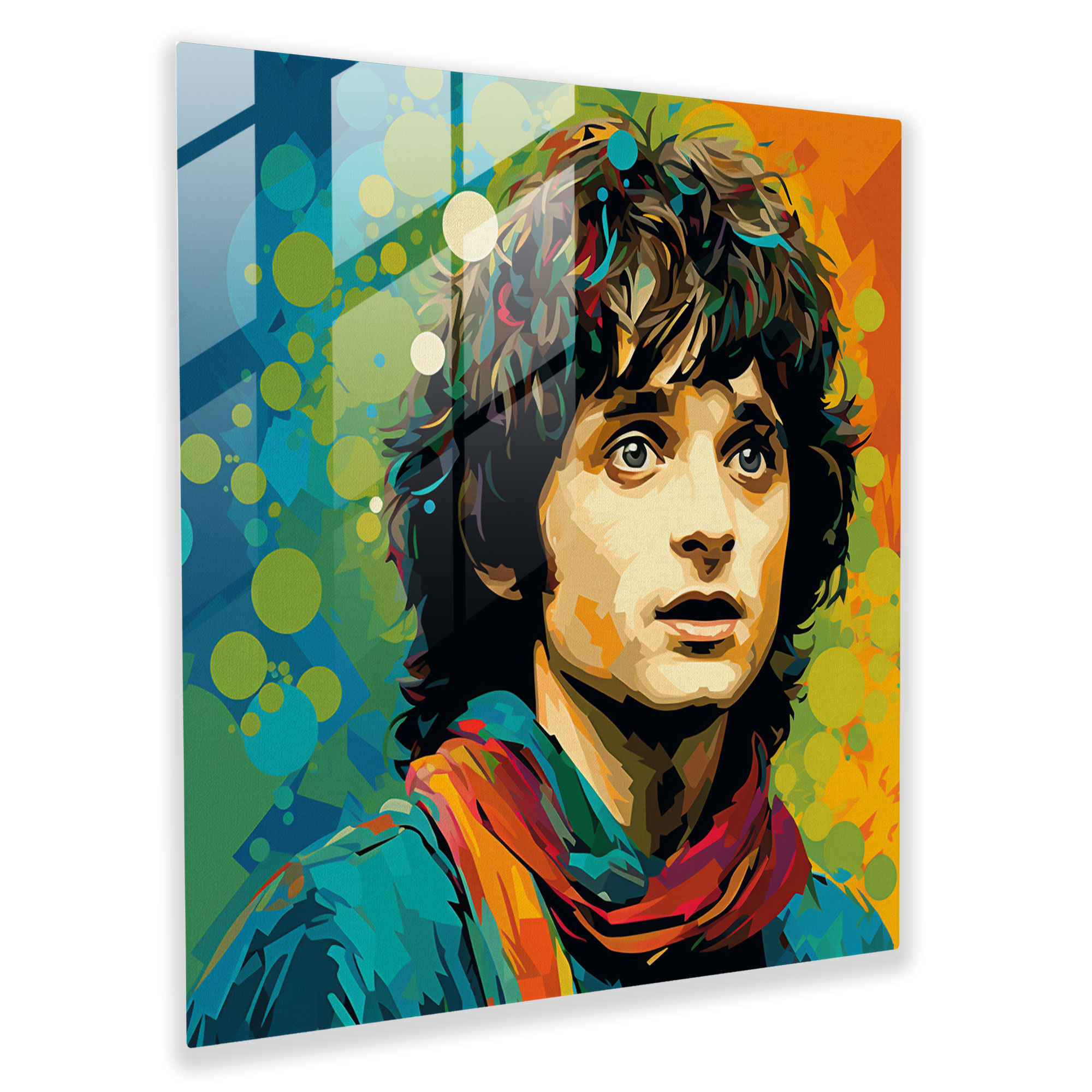 Middle Earth Modern Art - Middle Earth, Color, Whimsy, Wall Decoration