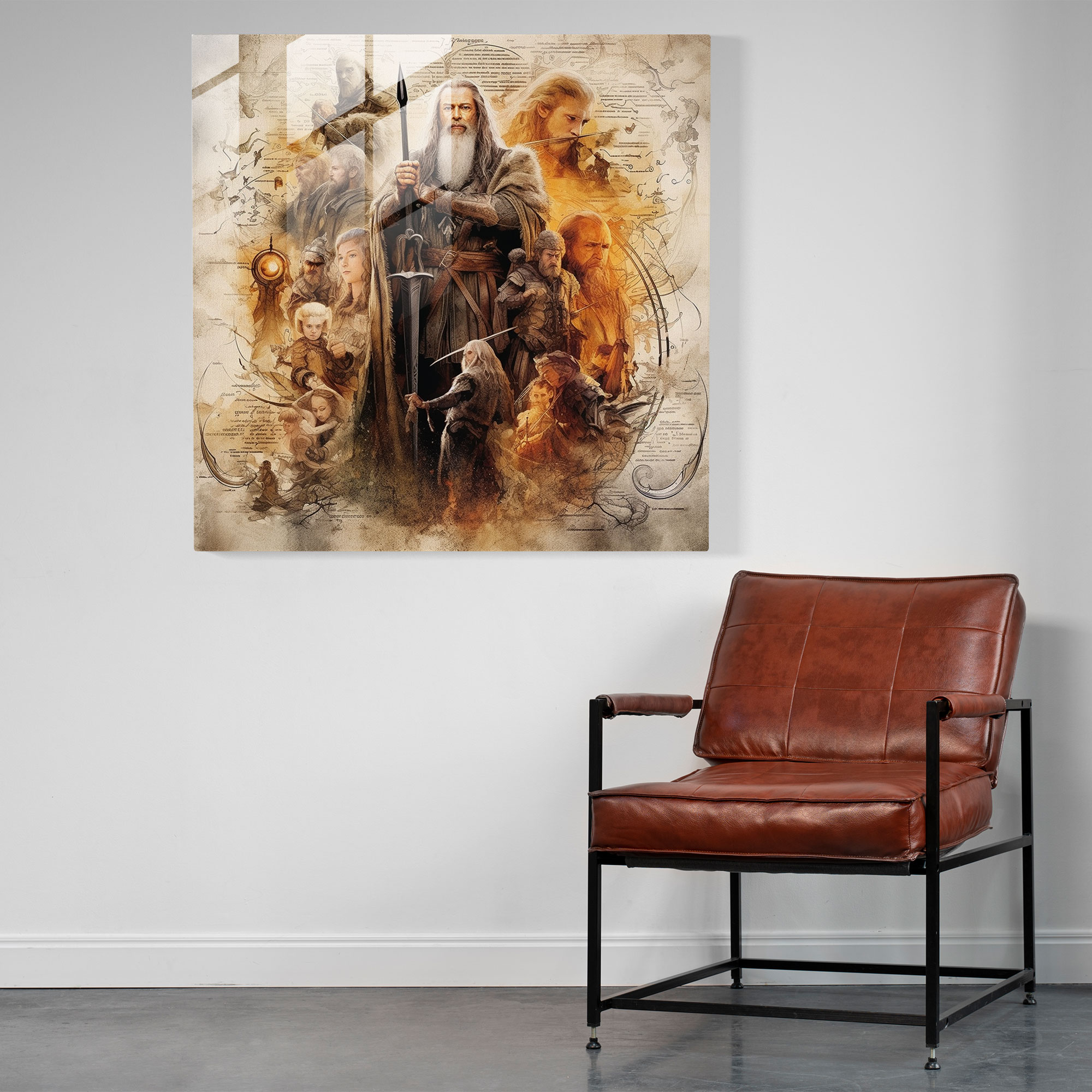 Middle Earth Glass Art - Middle Earth, Focal Point, Beloved Characters, Nostalgia