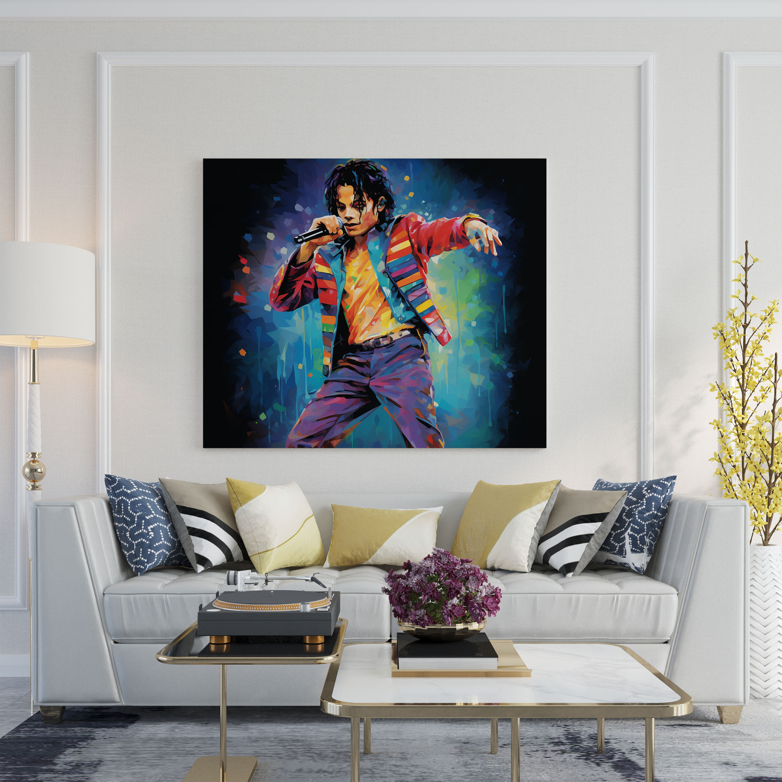 Michael Jackson Pop Art Canvas Print - Micheal Jackson, Michael Jackson, Energetic, Canvas