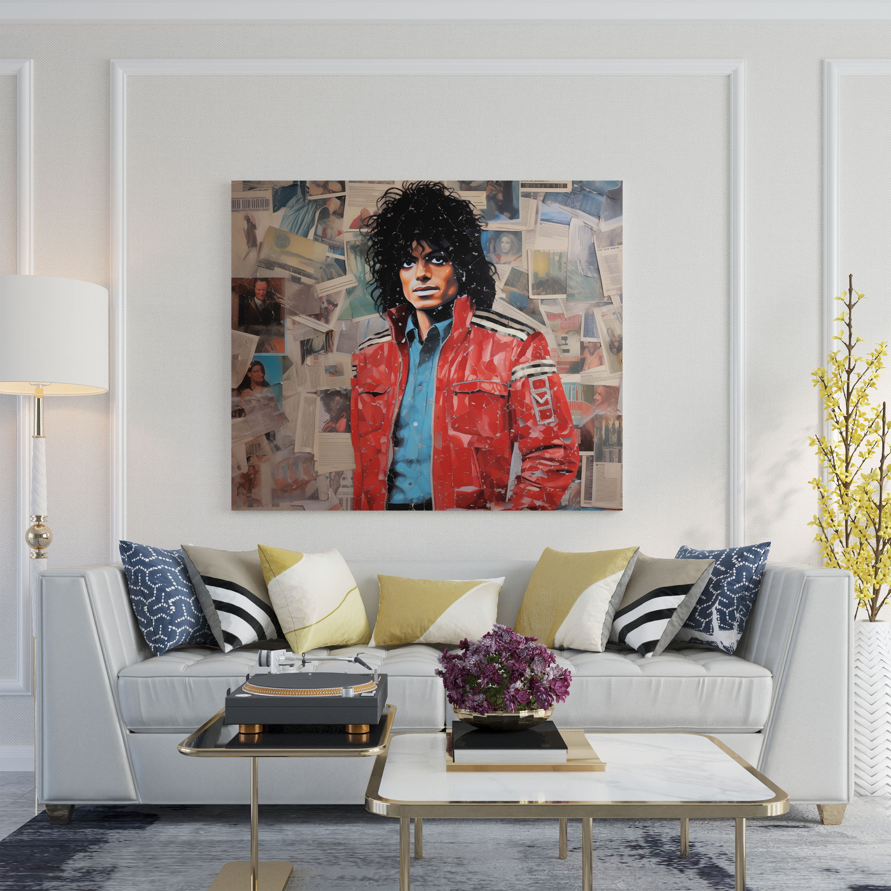 Michael Jackson Collage Wall Art - Micheal Jackson, Wall Decoration, Artistic, Visually Dynamic