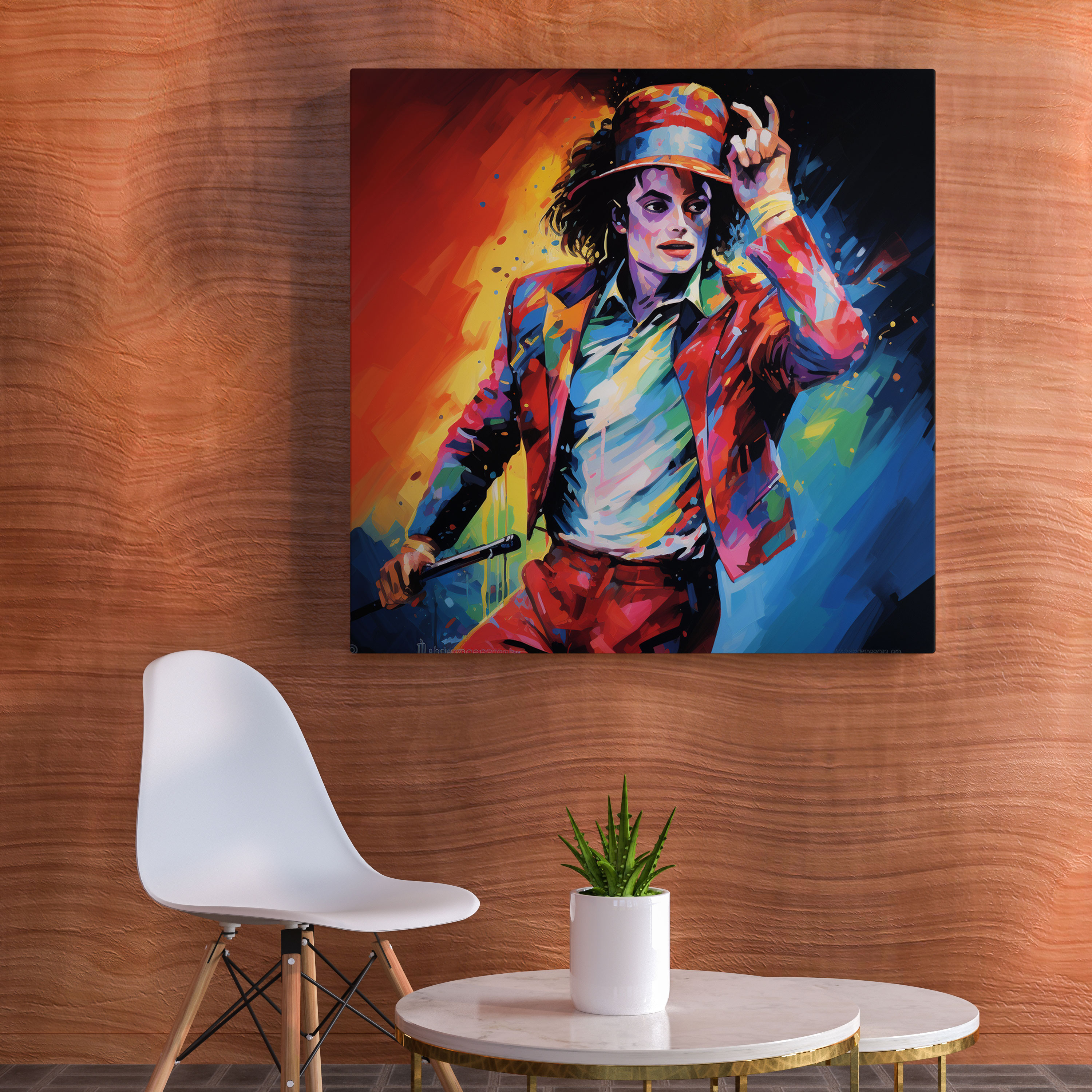 Michael Jackson Canvas Print - Pop Art Wall Decoration - Micheal Jackson, Vibrant Colors, Pop Art, Canvas Wall Art