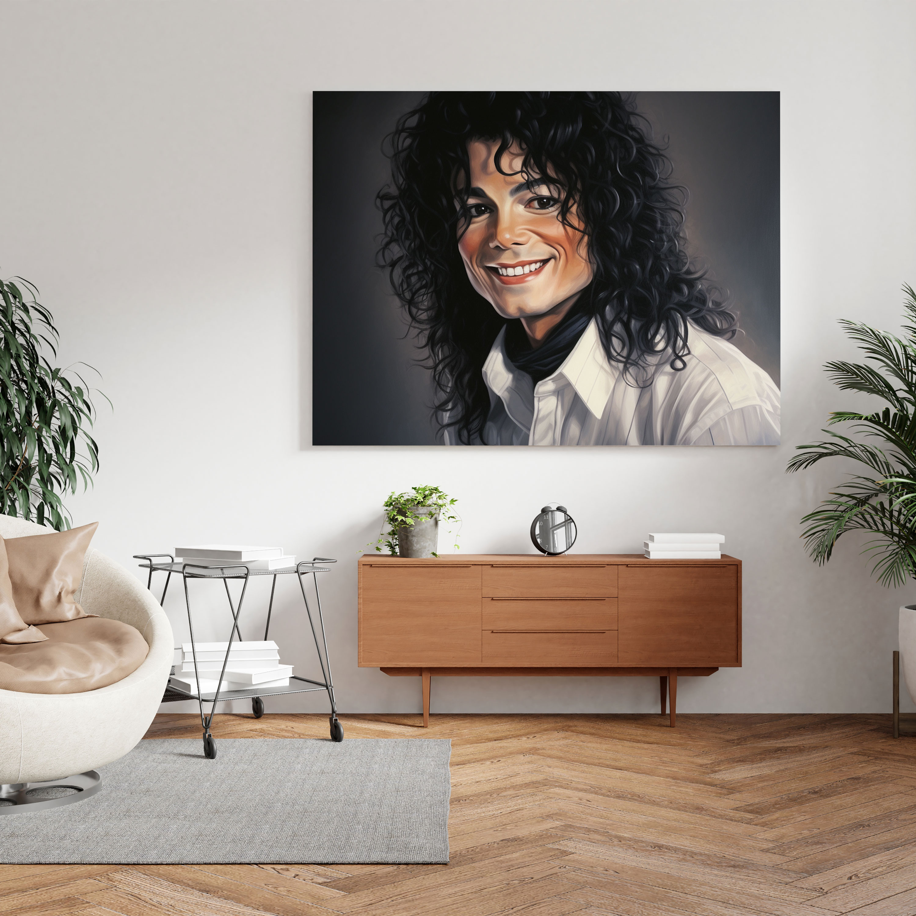 Michael Jackson Wall Art - Realistic Portrait - Micheal Jackson, Lifelike Details, Michael Jackson, Realistic Portrait