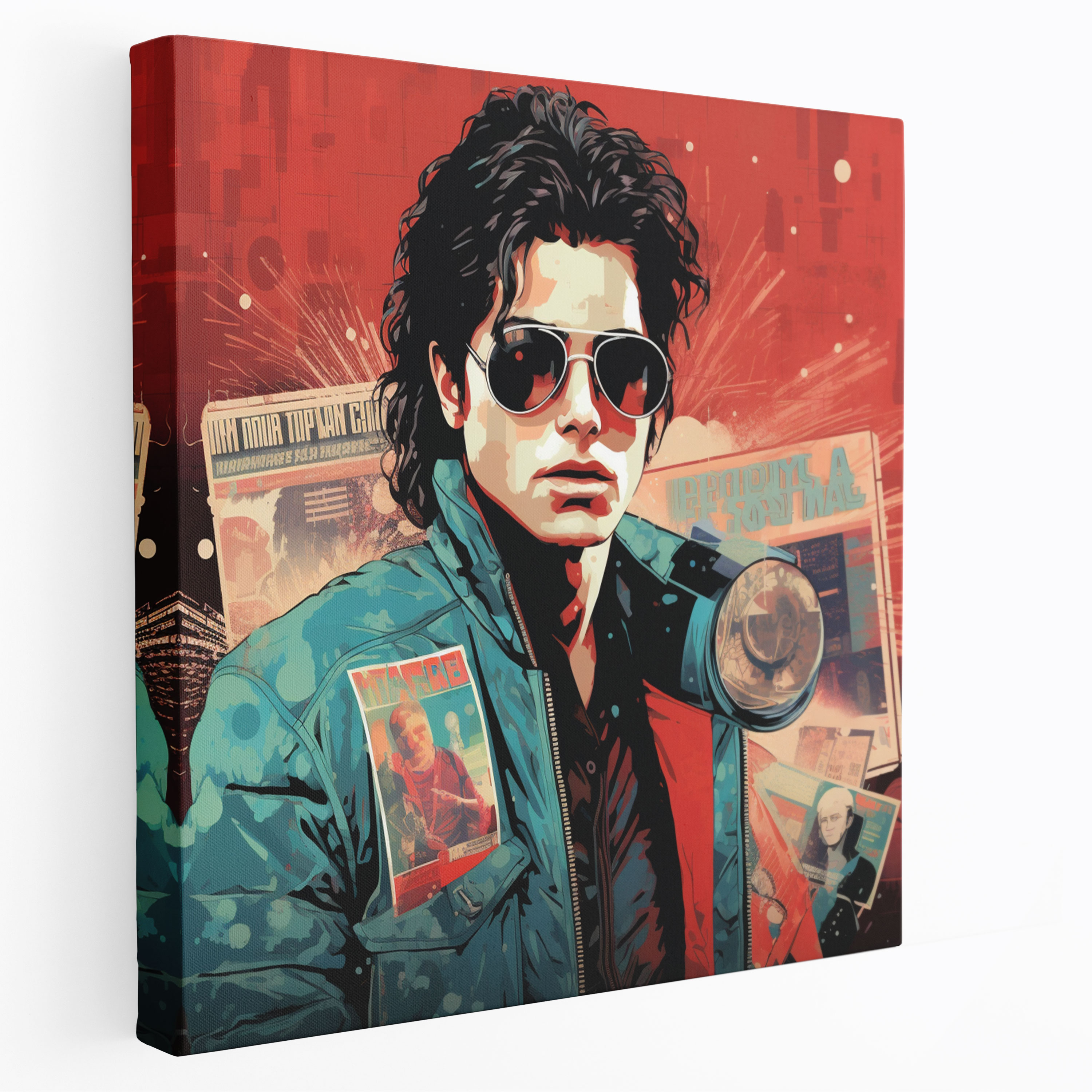 Michael Jackson Wall Art - Retro Vintage Illustration - Micheal Jackson, Michael Jackson, Home Decoration, Wall Decoration