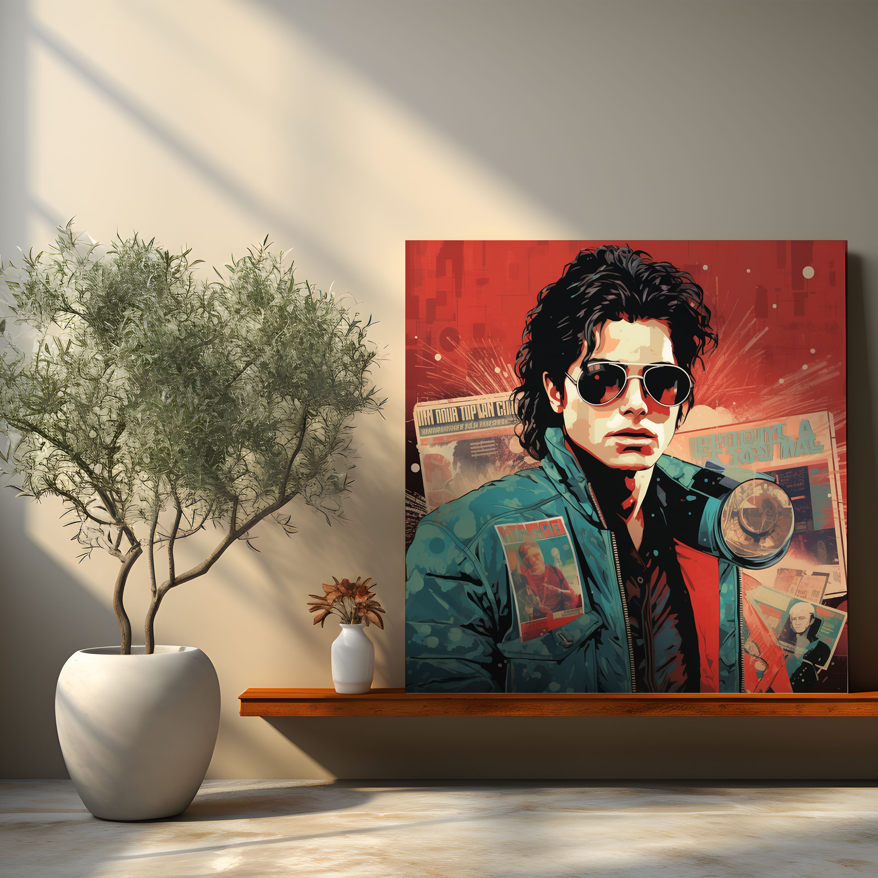 Michael Jackson Wall Art - Retro Vintage Illustration - Micheal Jackson, Michael Jackson, Home Decoration, Wall Decoration