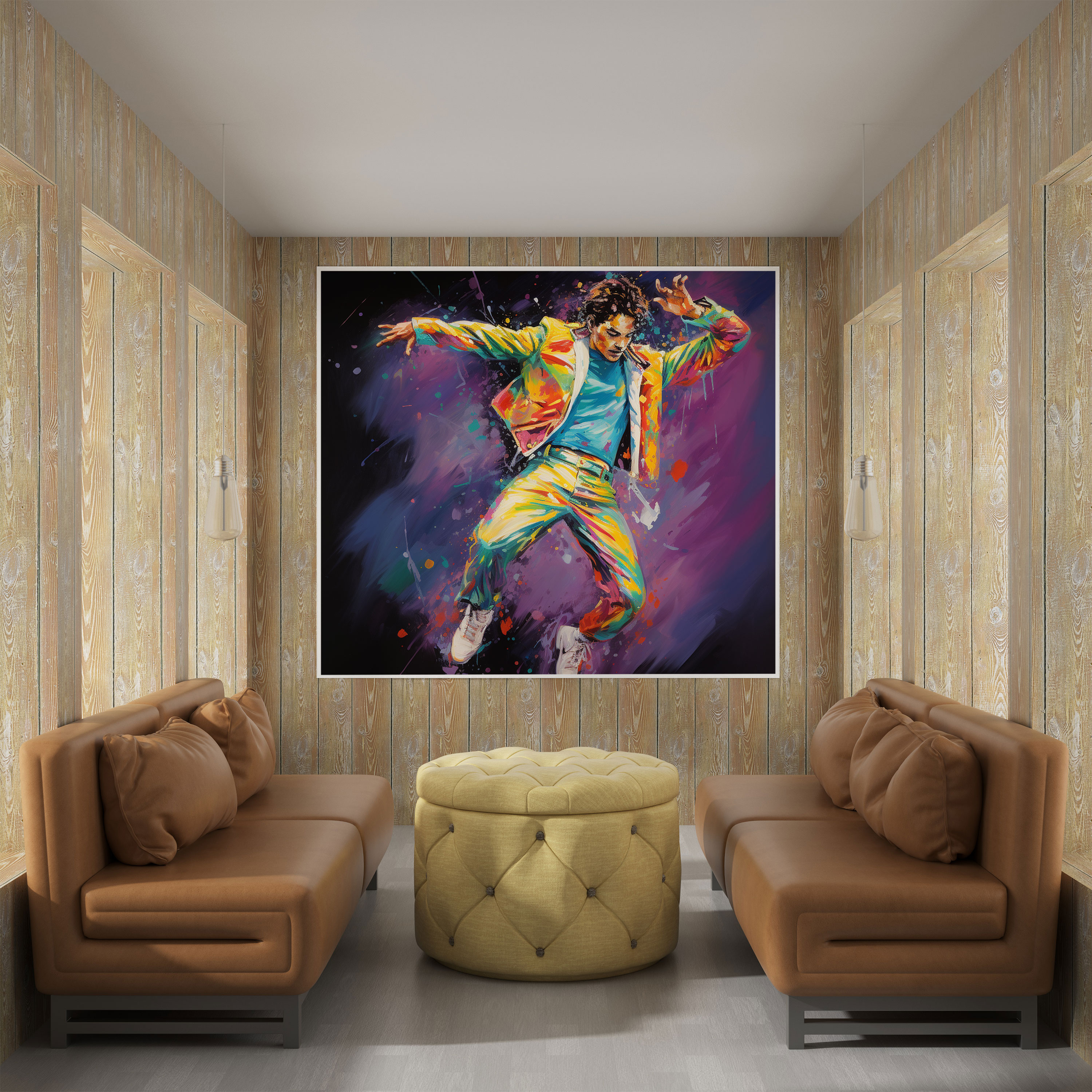 Micheal Jackson Canvas Print - Pop Art Style - Micheal Jackson, Canvas, Home Decoration, Wall Decoration