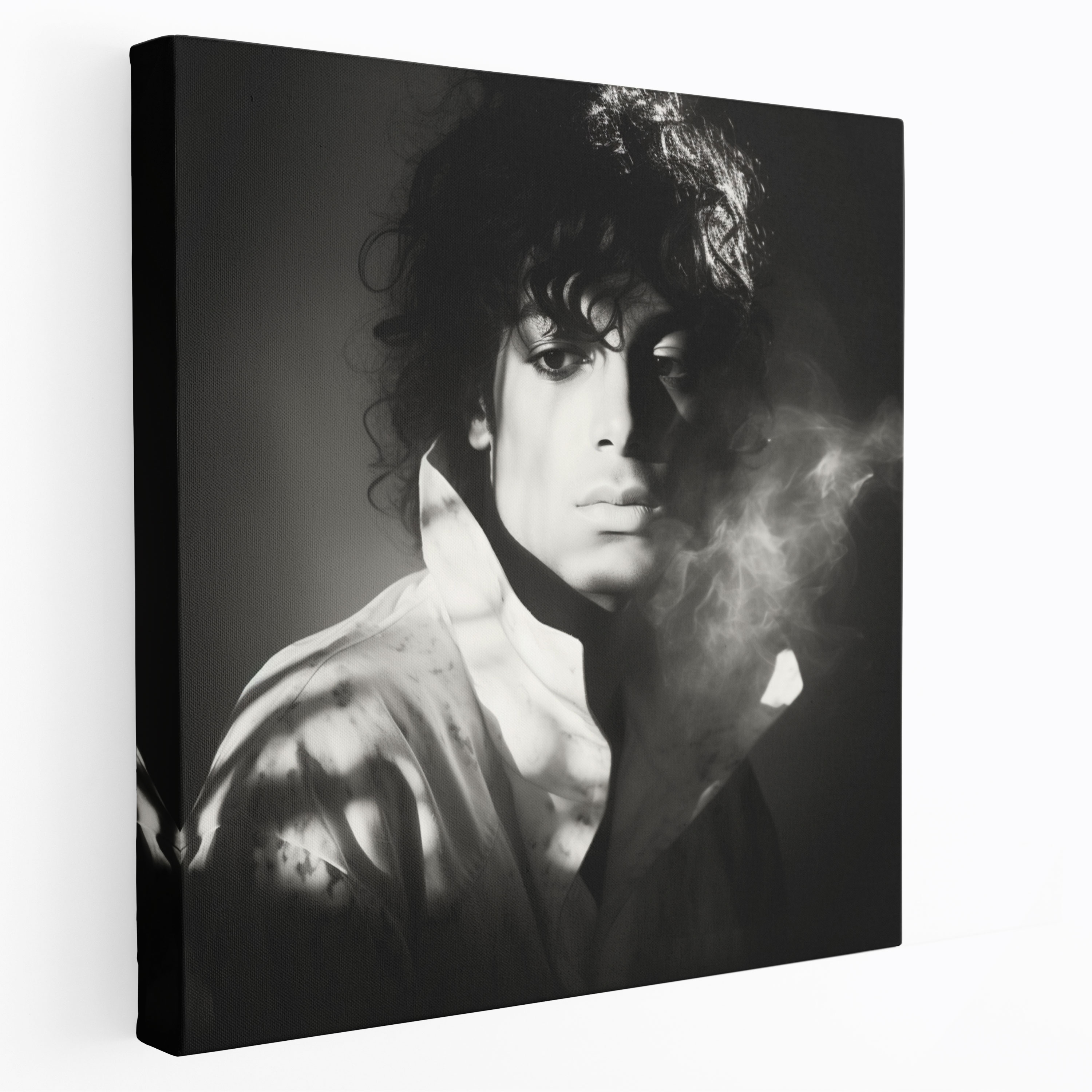 Micheal Jackson Canvas Print - Iconic Black And White - Micheal Jackson, Captivating, Home Decoration, Mysterious