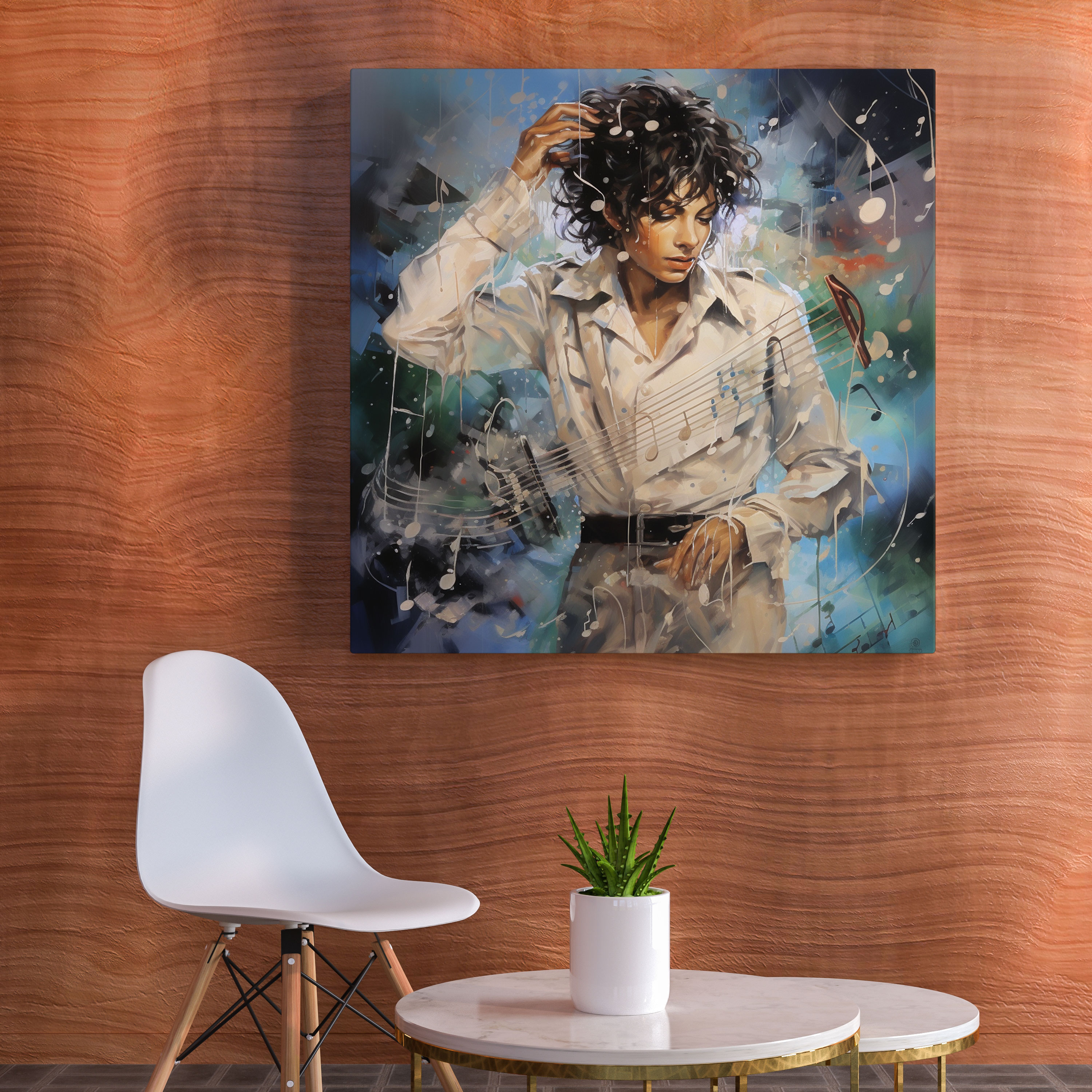 Micheal Jackson Wall Art - Melodic Surrealism - Micheal Jackson, Mesmerizing Design, Magical, Home Decoration