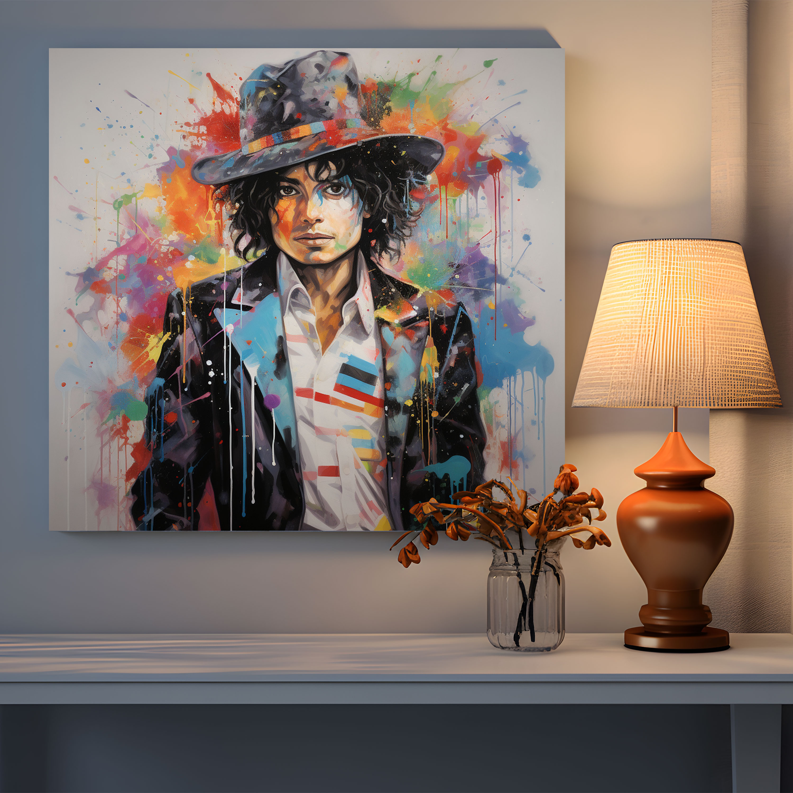 Micheal Jackson Canvas Print - Contemporary Evolution - Micheal Jackson, Home Decoration, Modern Aesthetic, Lasting Impact